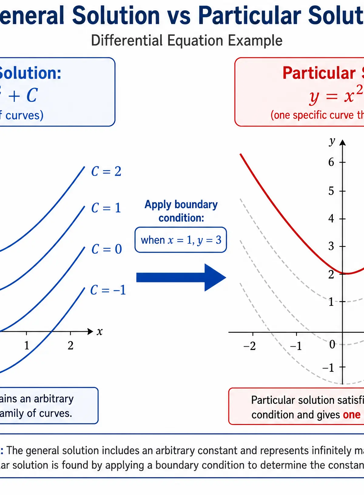 General vs Particular Solutions