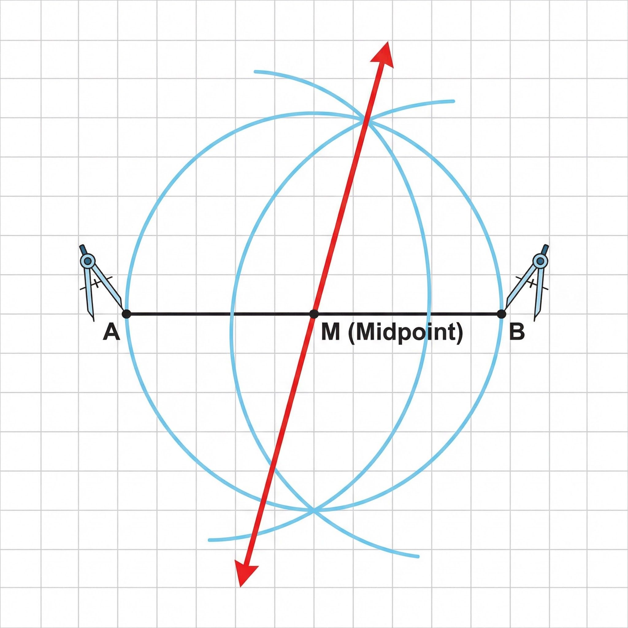 Construction of a Perpendicular Bisector