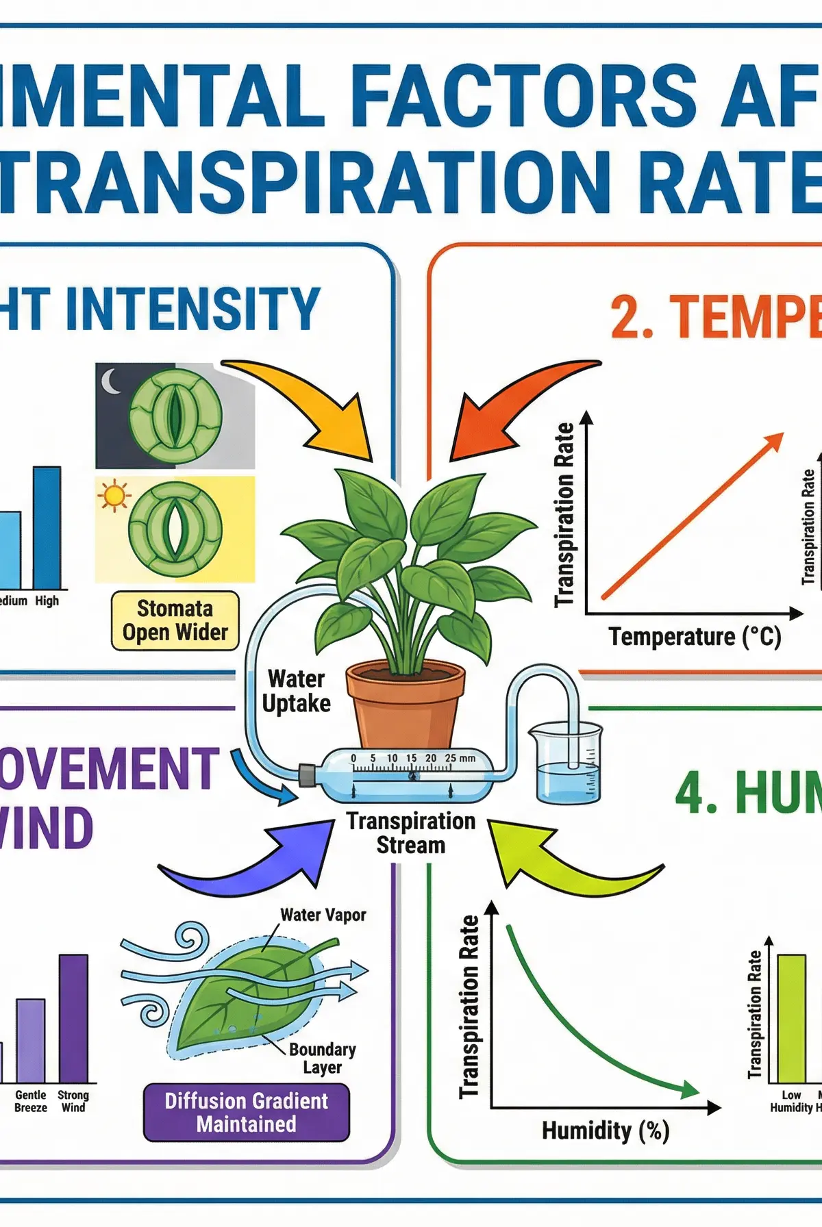 Environmental Factors Affecting Transpiration Rate