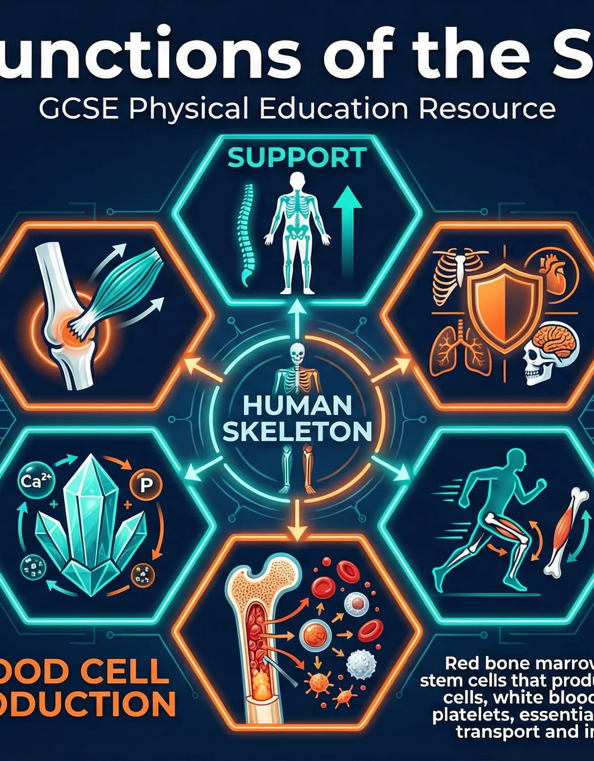 The six functions of the skeleton are a core part of the OCR specification.