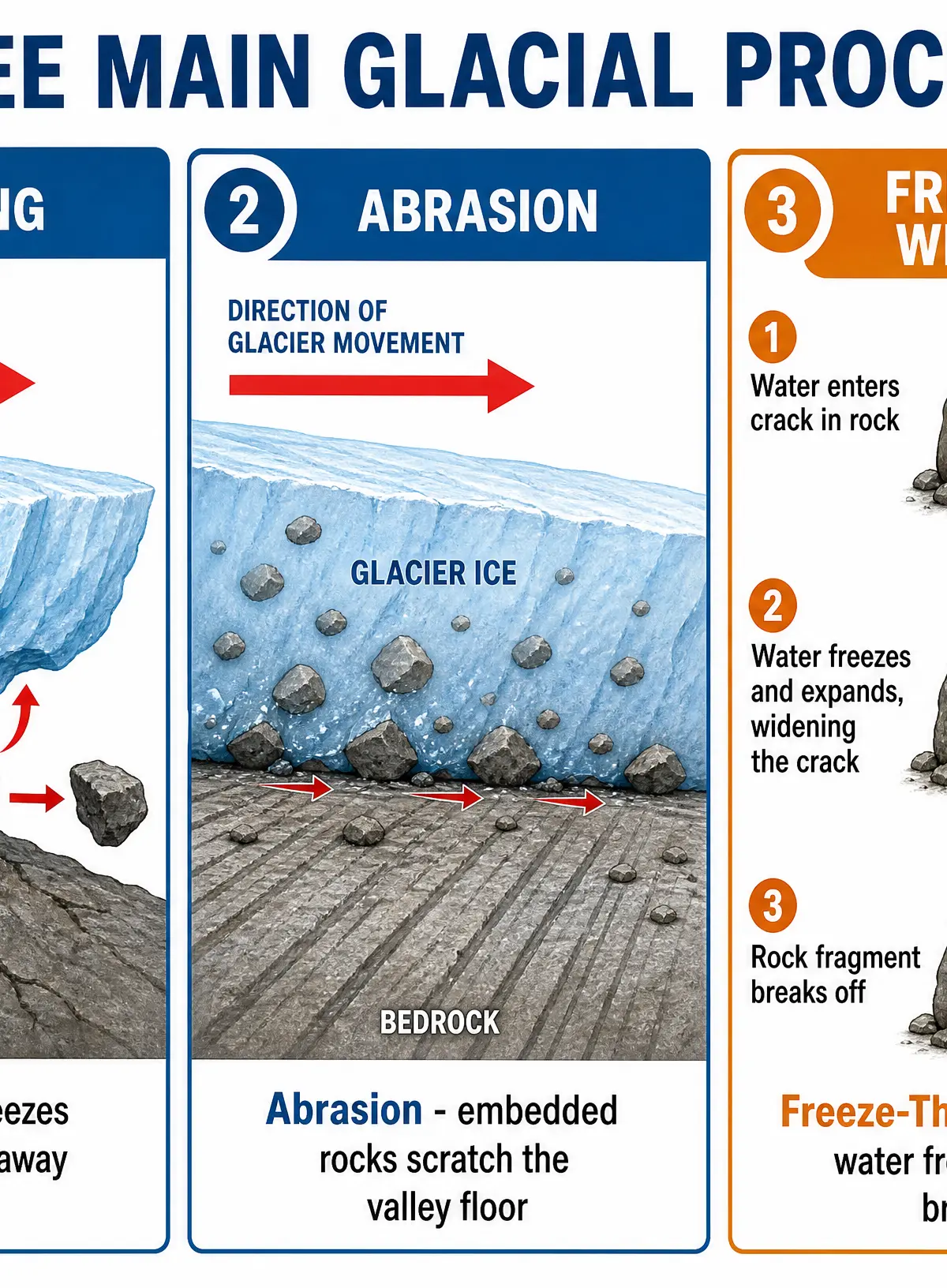 Key Glacial Processes