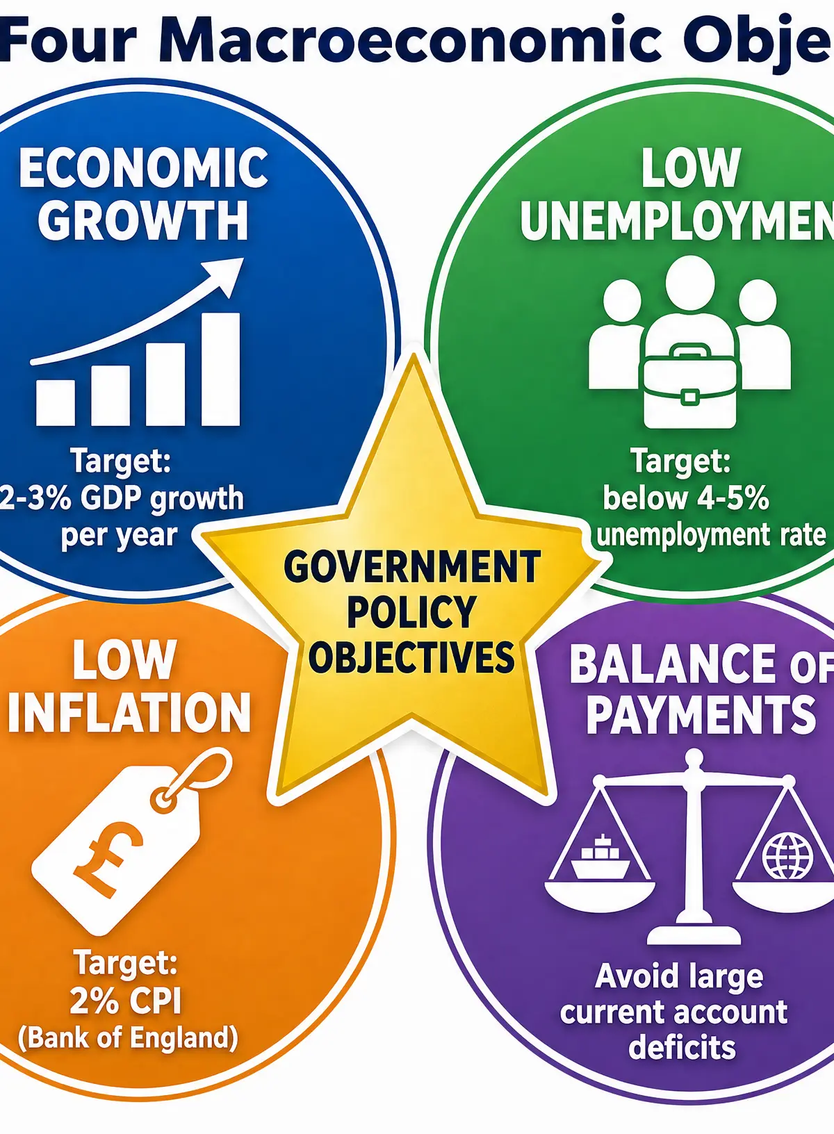 The Four Macroeconomic Objectives
