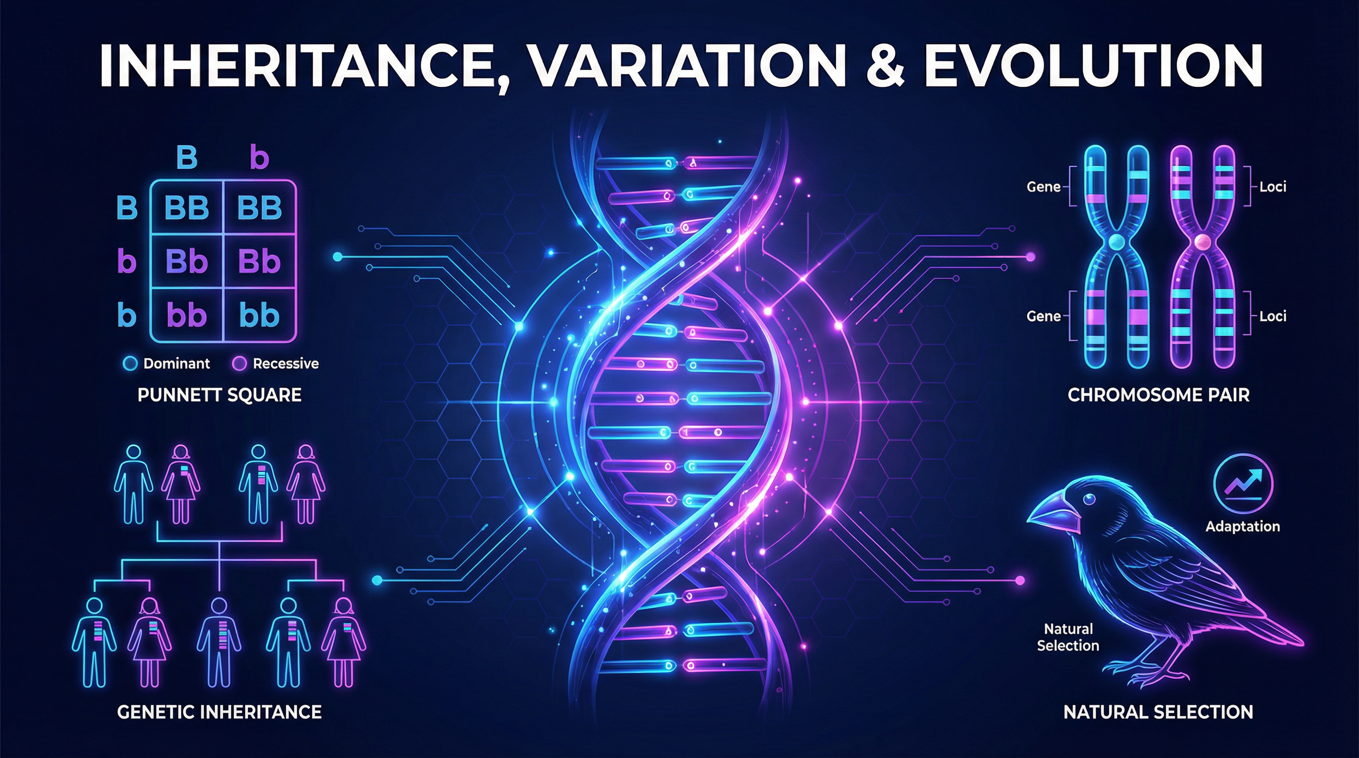 Header image for Inheritance, Variation & Evolution
