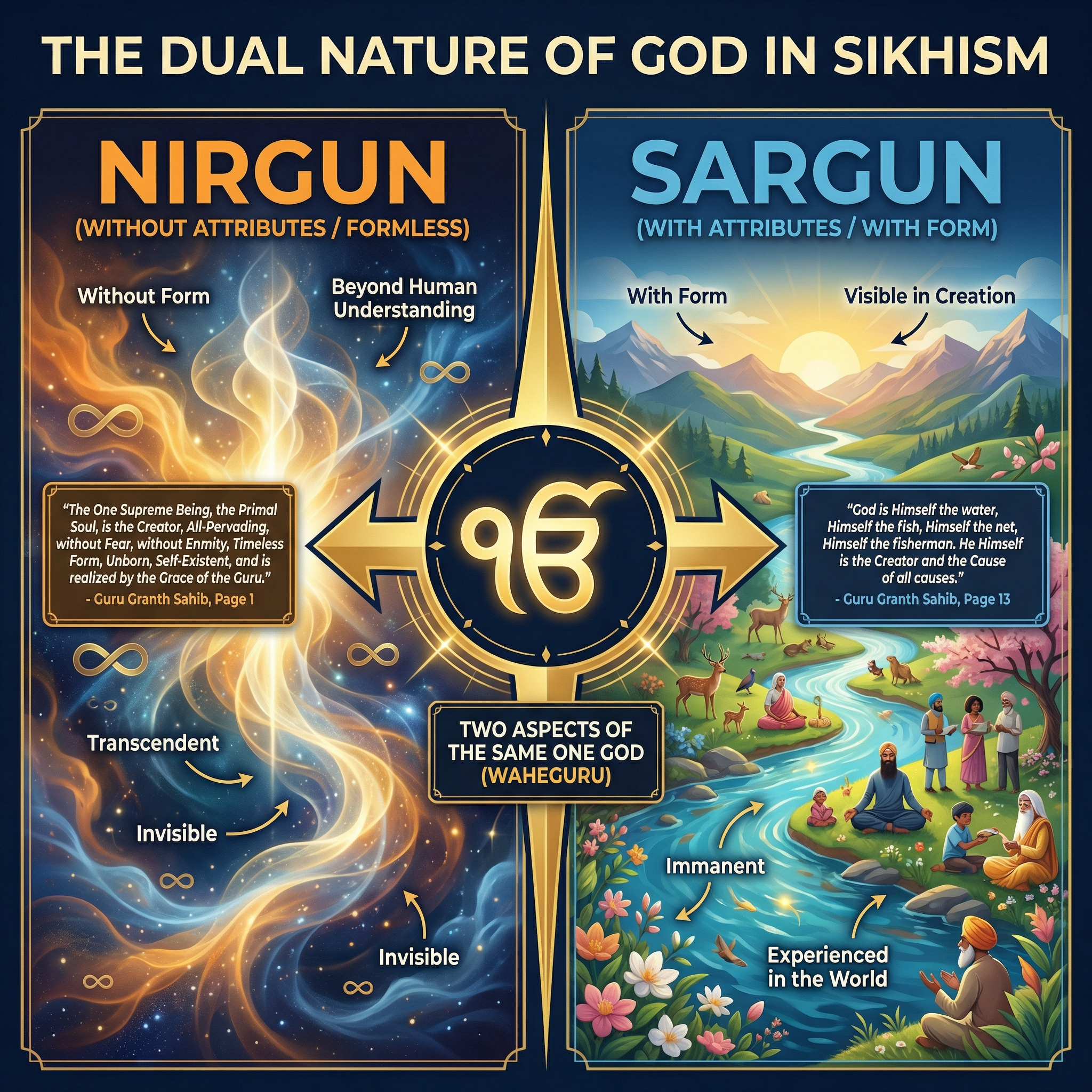 The Dual Nature of God in Sikhism