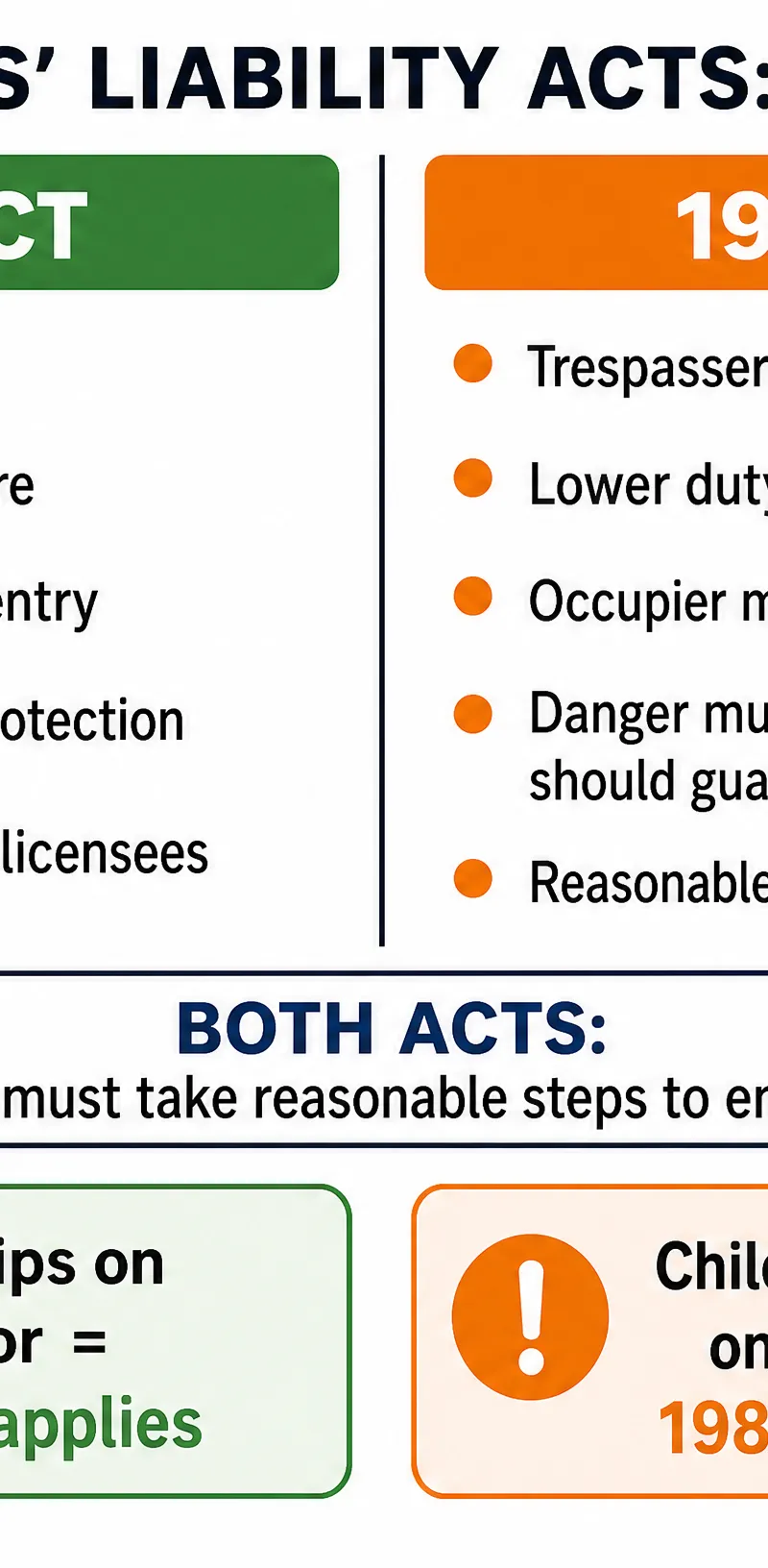 Occupiers' Liability: 1957 vs 1984