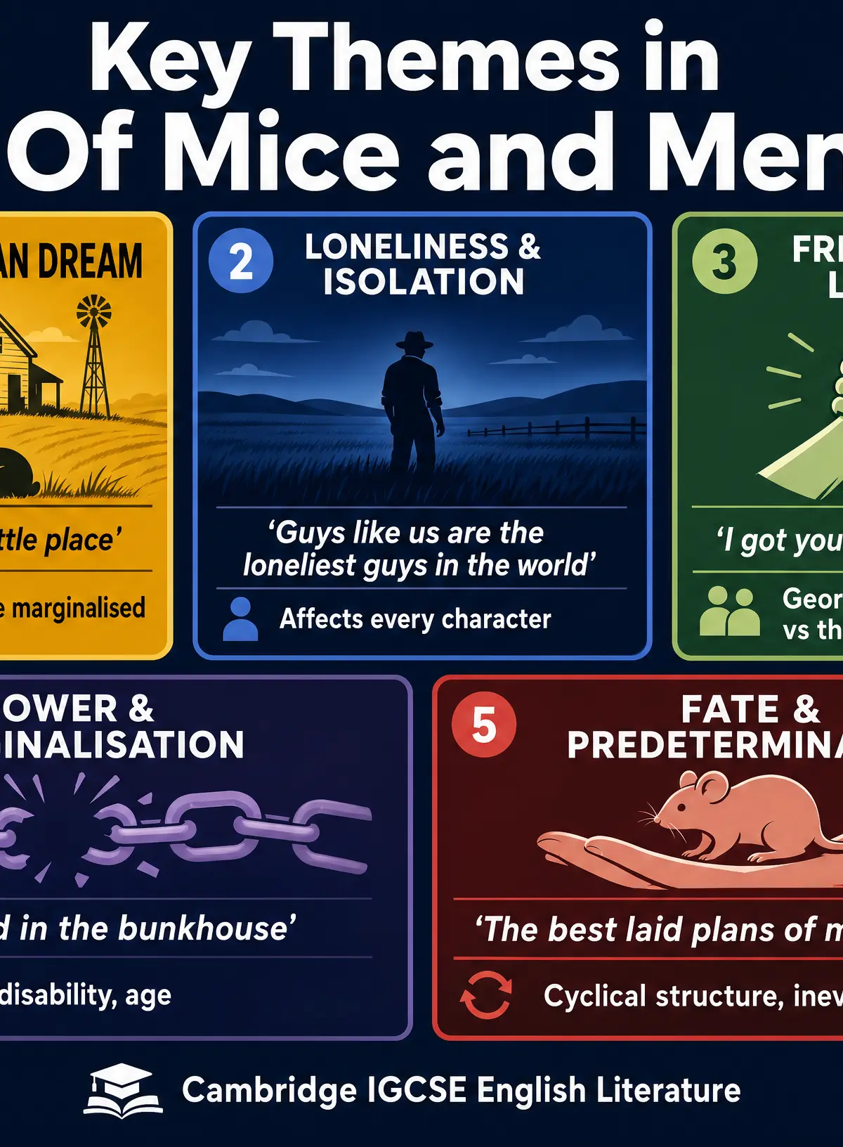 Key Themes in Of Mice and Men