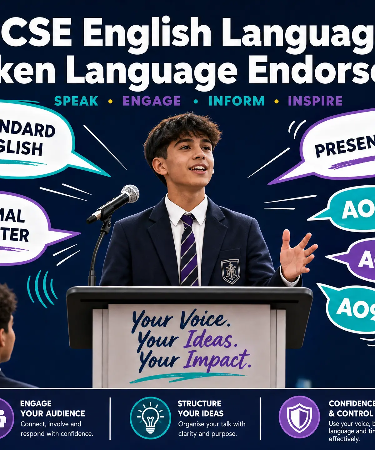 Header image for Component 3: Spoken Language Endorsement
