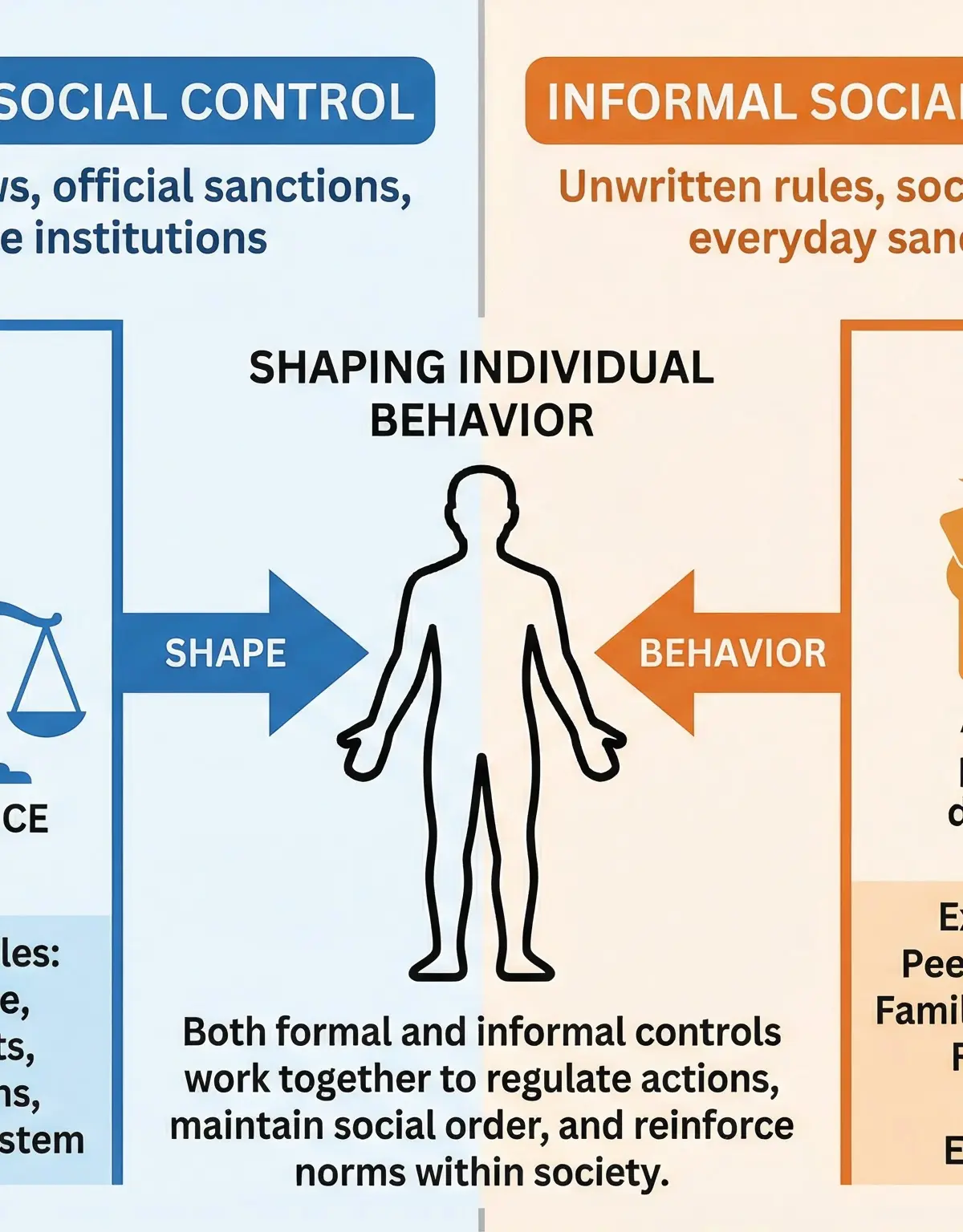 Formal vs Informal Social Control