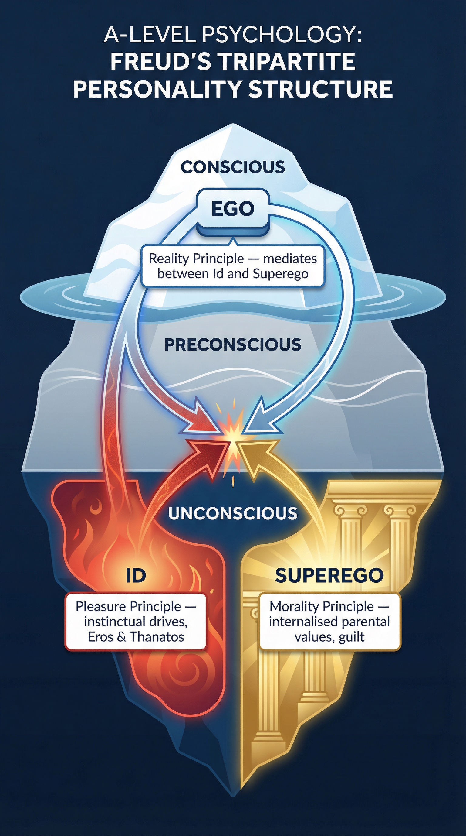 Freud's Tripartite Personality Structure