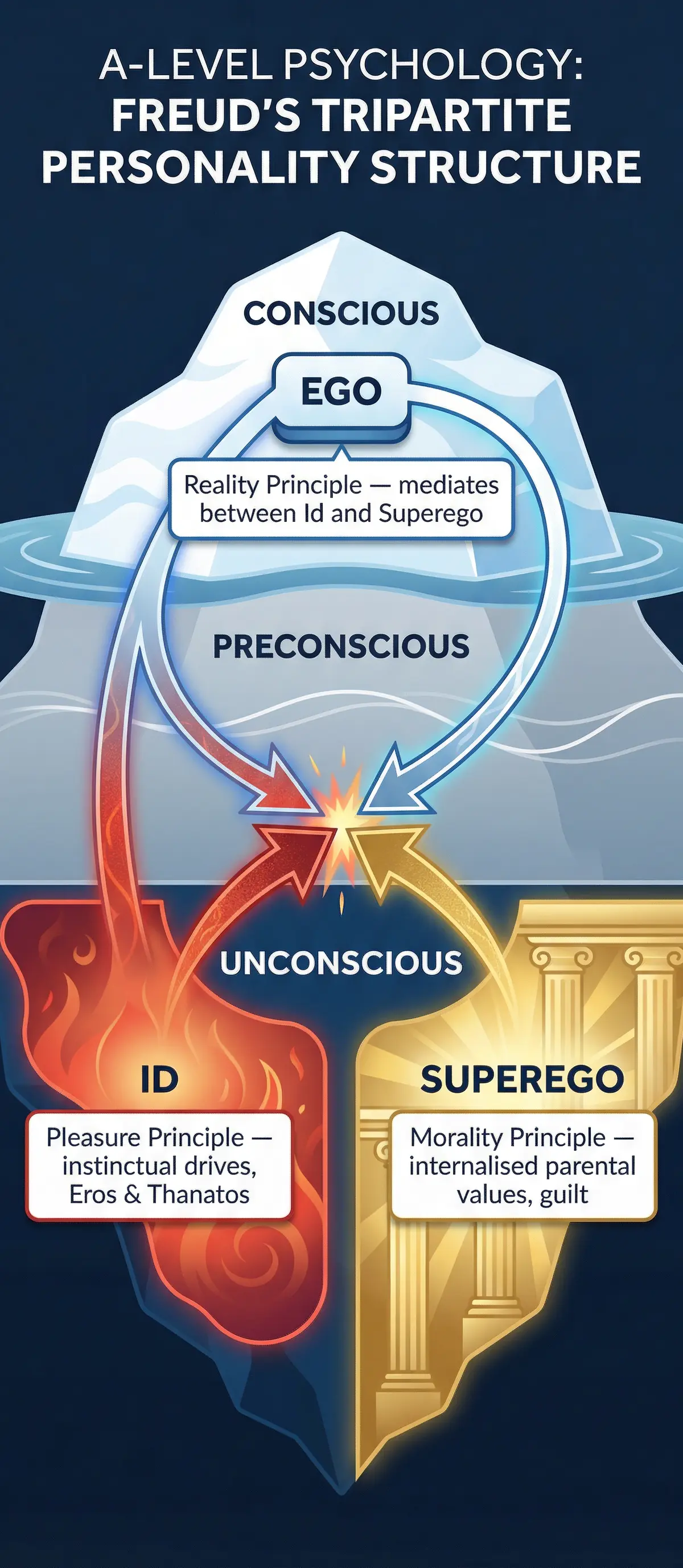 Freud's Tripartite Personality Structure