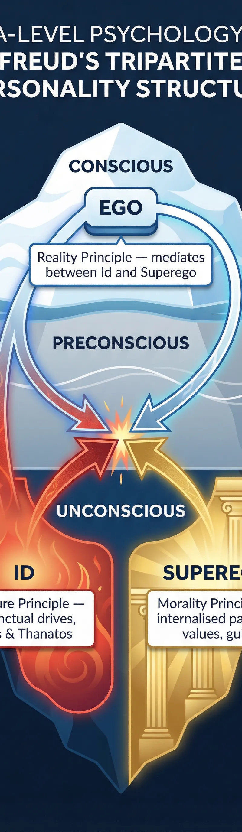 Freud's Tripartite Personality Structure