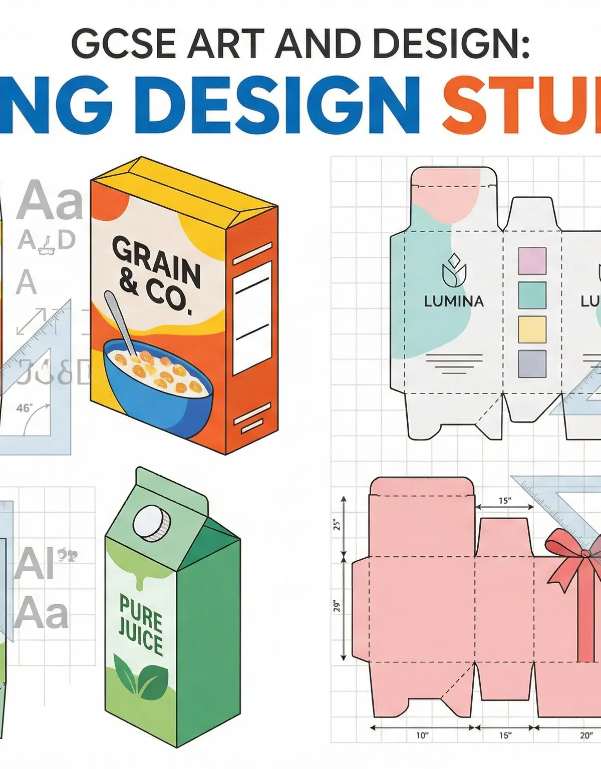 Header image for Packaging Design study guide.