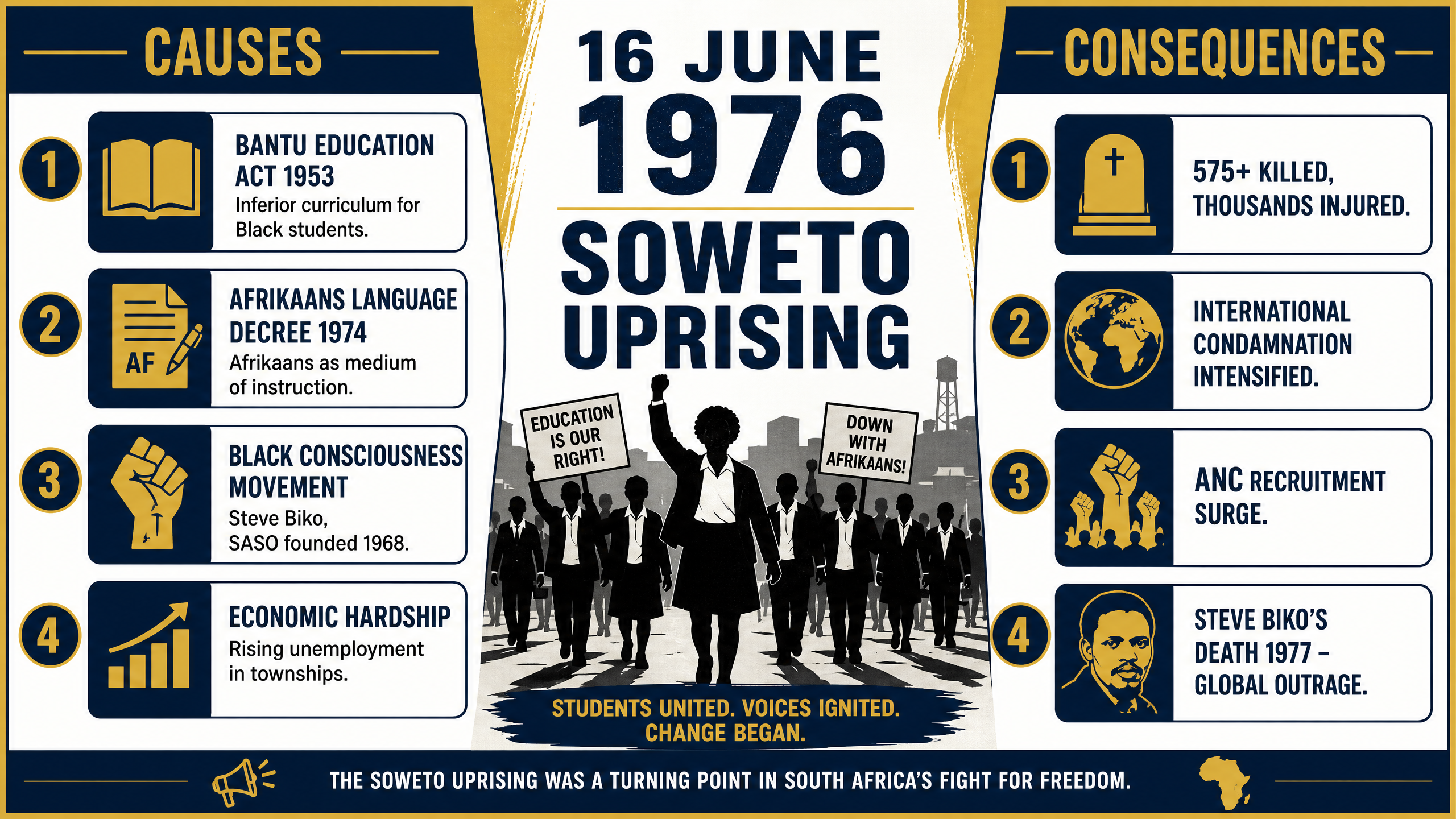 Causes and Consequences of the Soweto Uprising