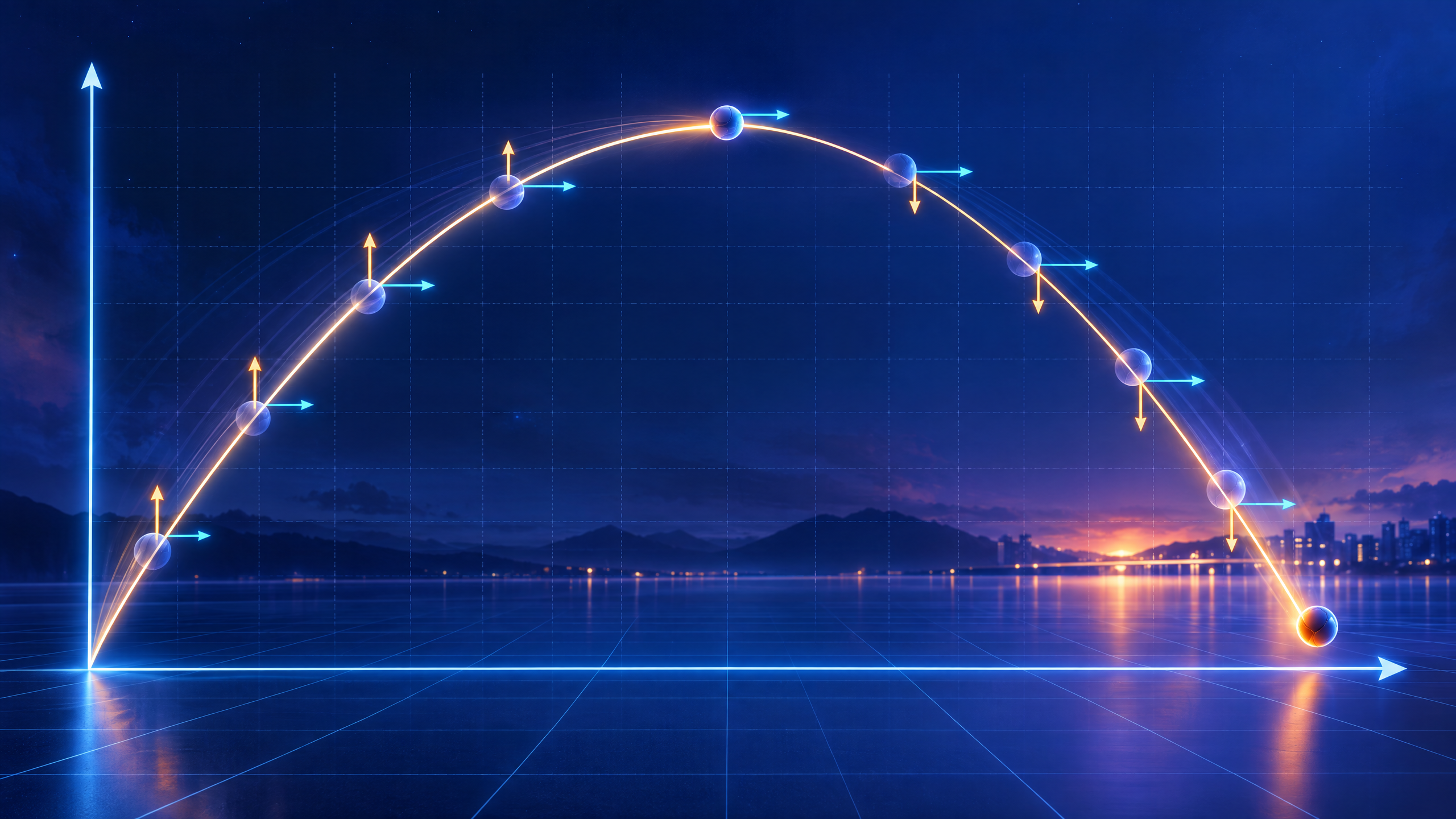 Kinematics header: motion in two dimensions