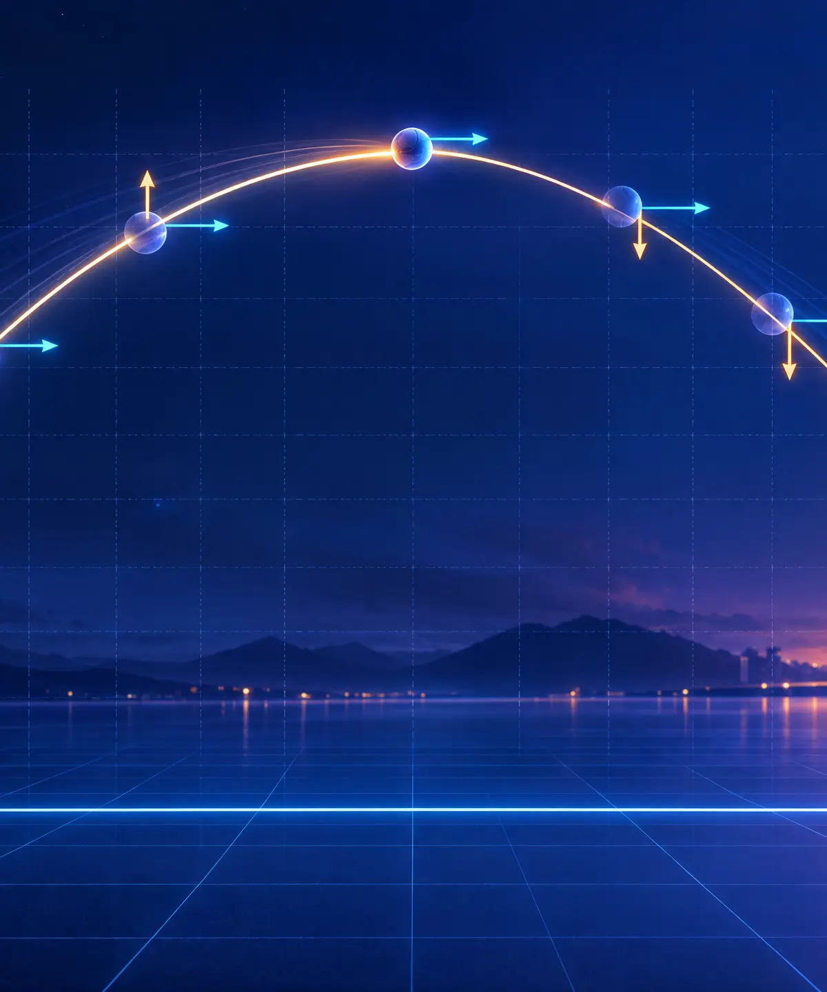 Kinematics header: motion in two dimensions