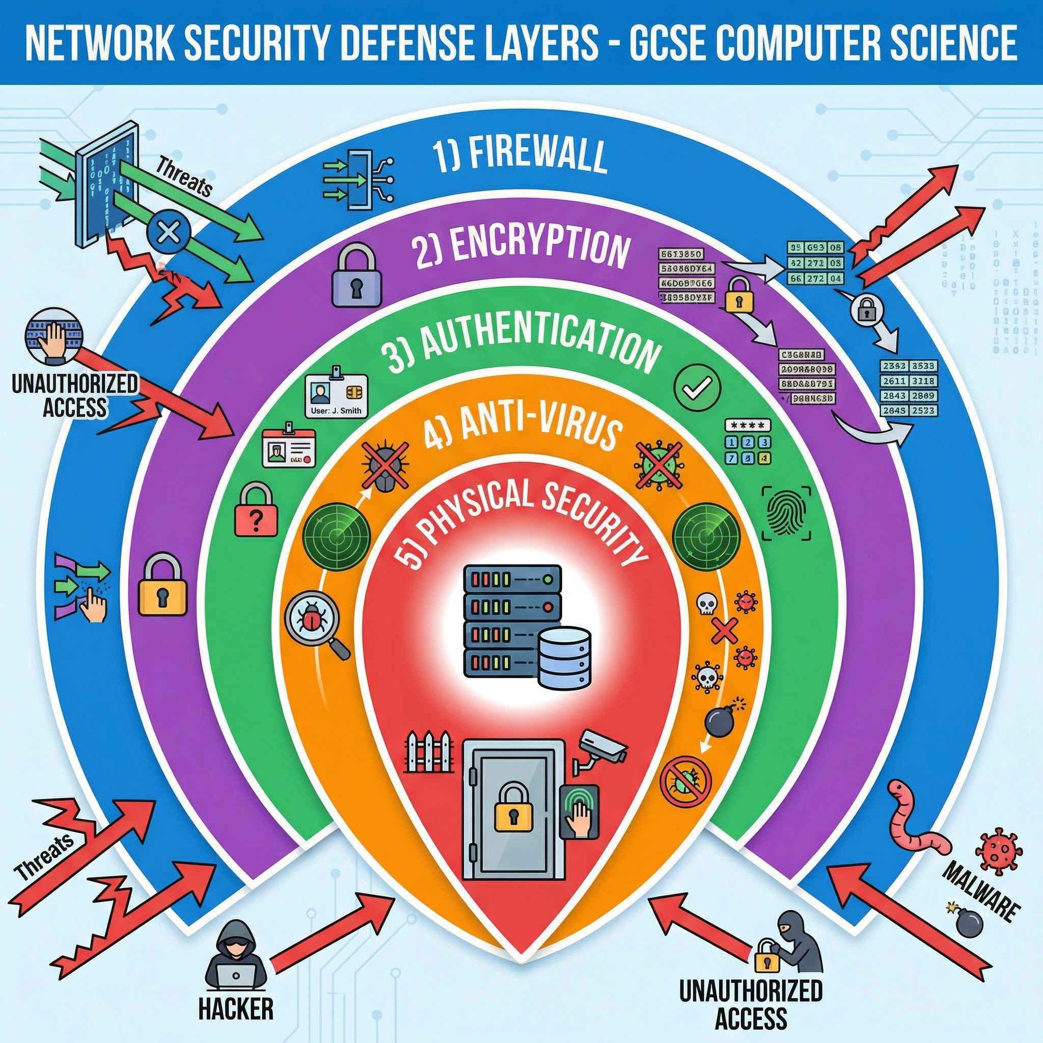 Threats to Computer Systems and Networks (Malware, Phishing, Hacking) – Computer Science – GCSE