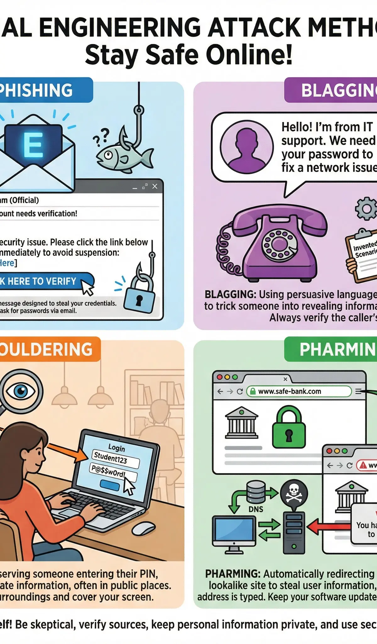 Threats to Computer Systems and Networks (Malware, Phishing, Hacking) – Computer Science – GCSE