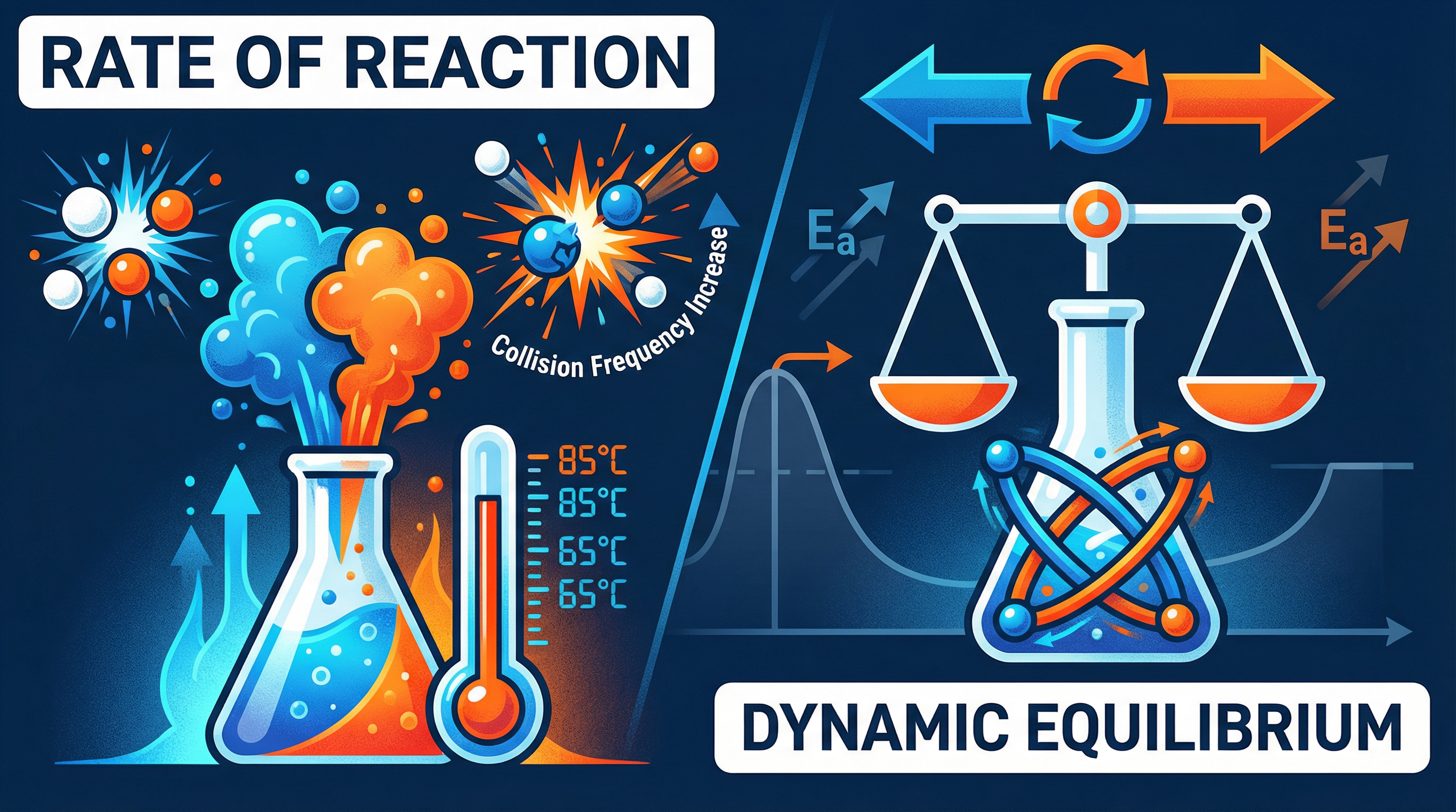 Header image for Rate of Chemical Change and Dynamic Equilibrium