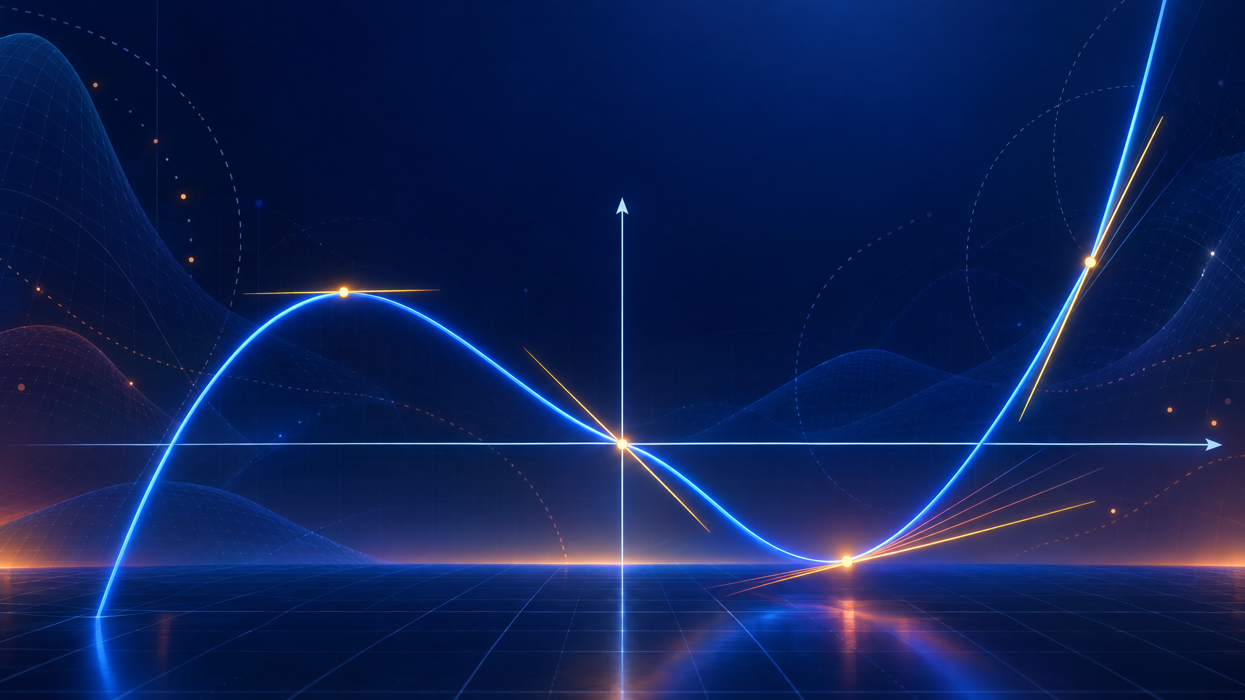 Differentiation: the mathematics of instantaneous change.