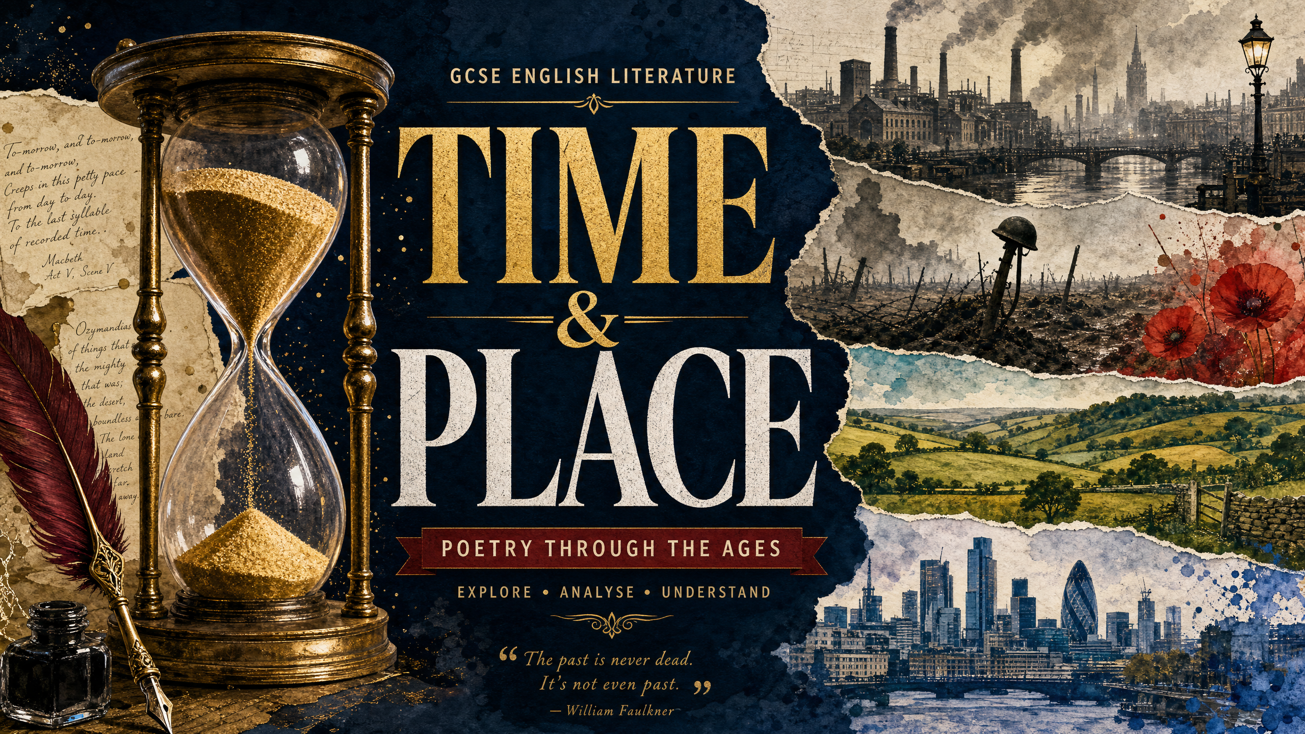 Time and Place Poetry Study Guide Header