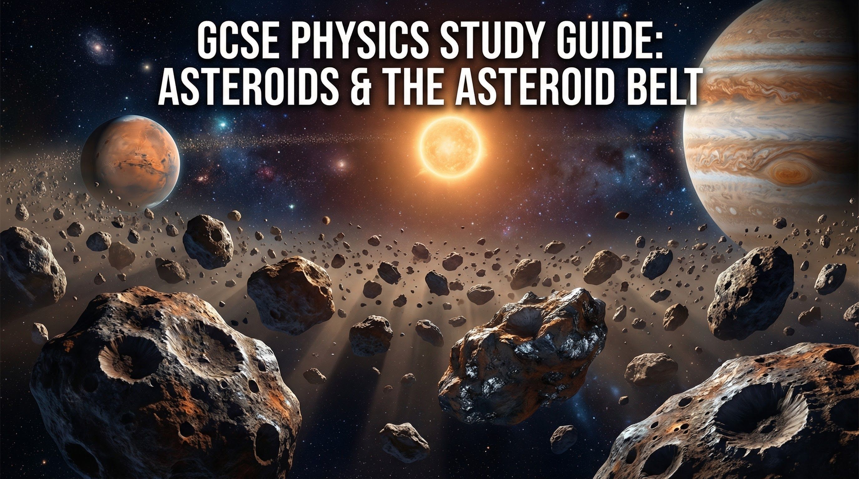 Header image for OCR GCSE Physics: Asteroids.