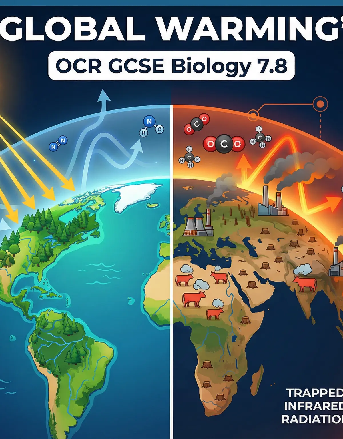 Header image for Global Warming (OCR GCSE Biology 7.8)