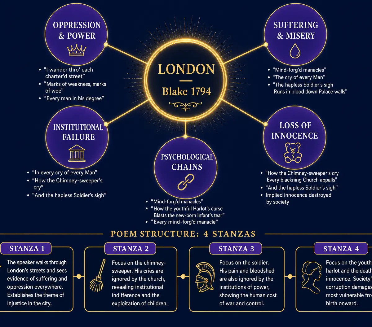 Themes and Structure in 'London'
