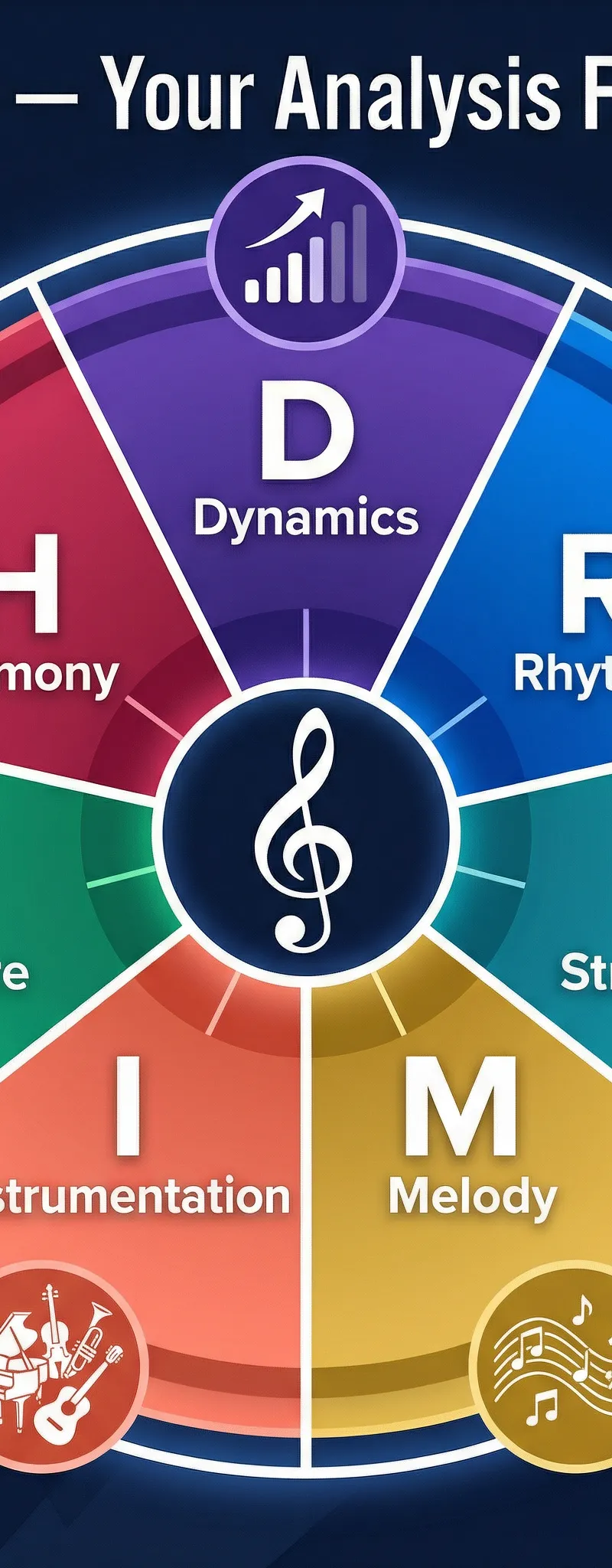 The DR SMITH framework for analysing music.