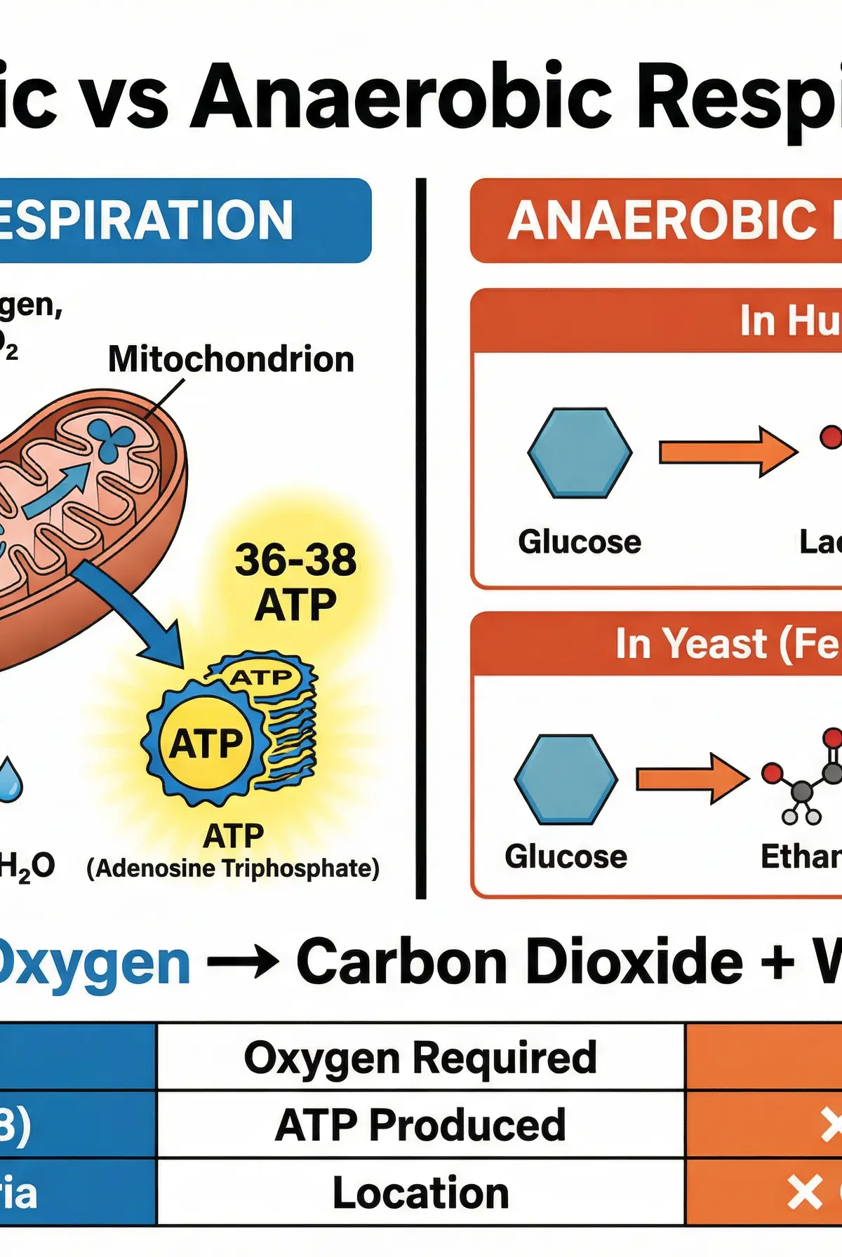Aerobic vs Anaerobic Respiration
