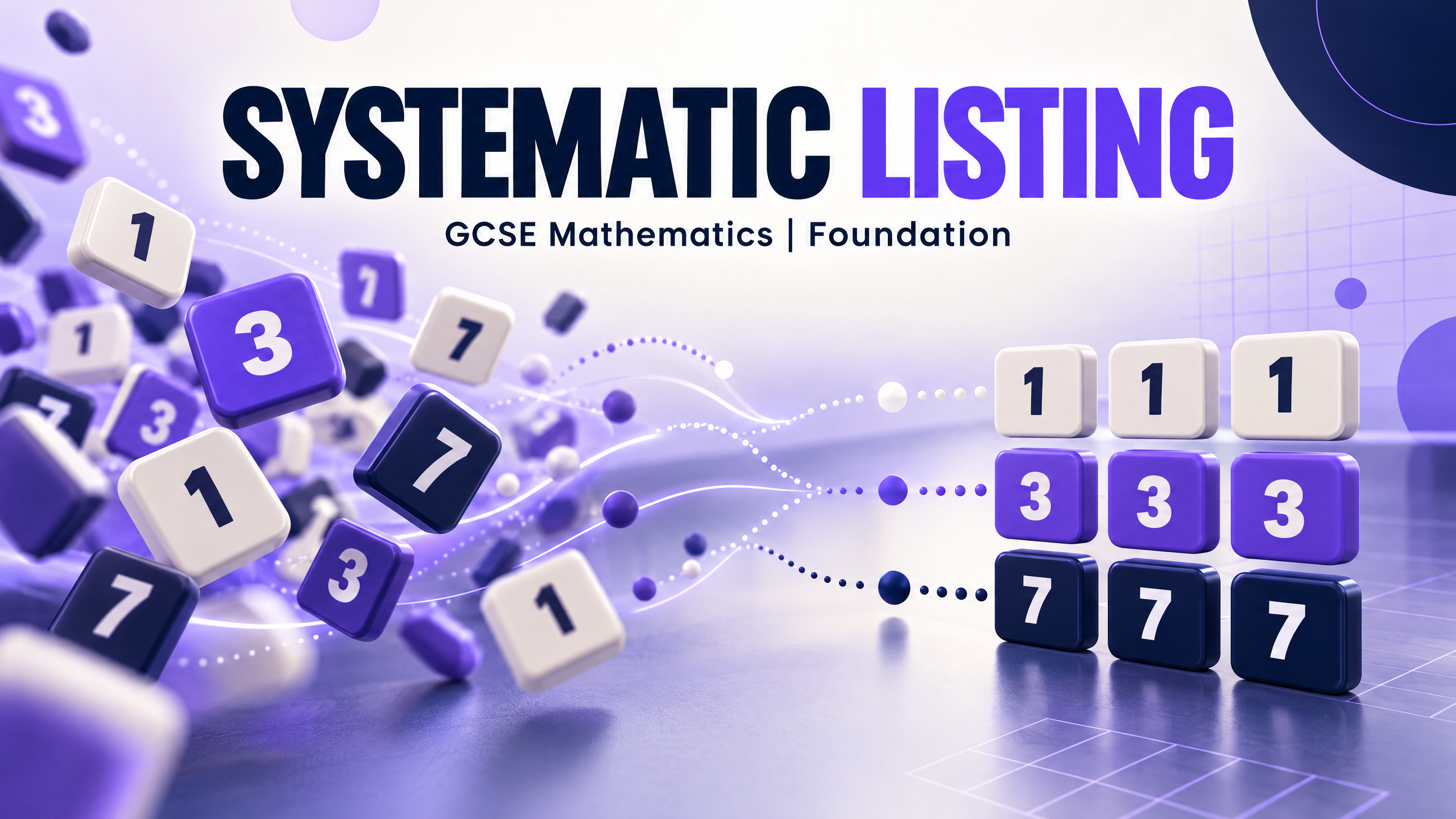 Systematic listing: turn possibilities into an organised plan.