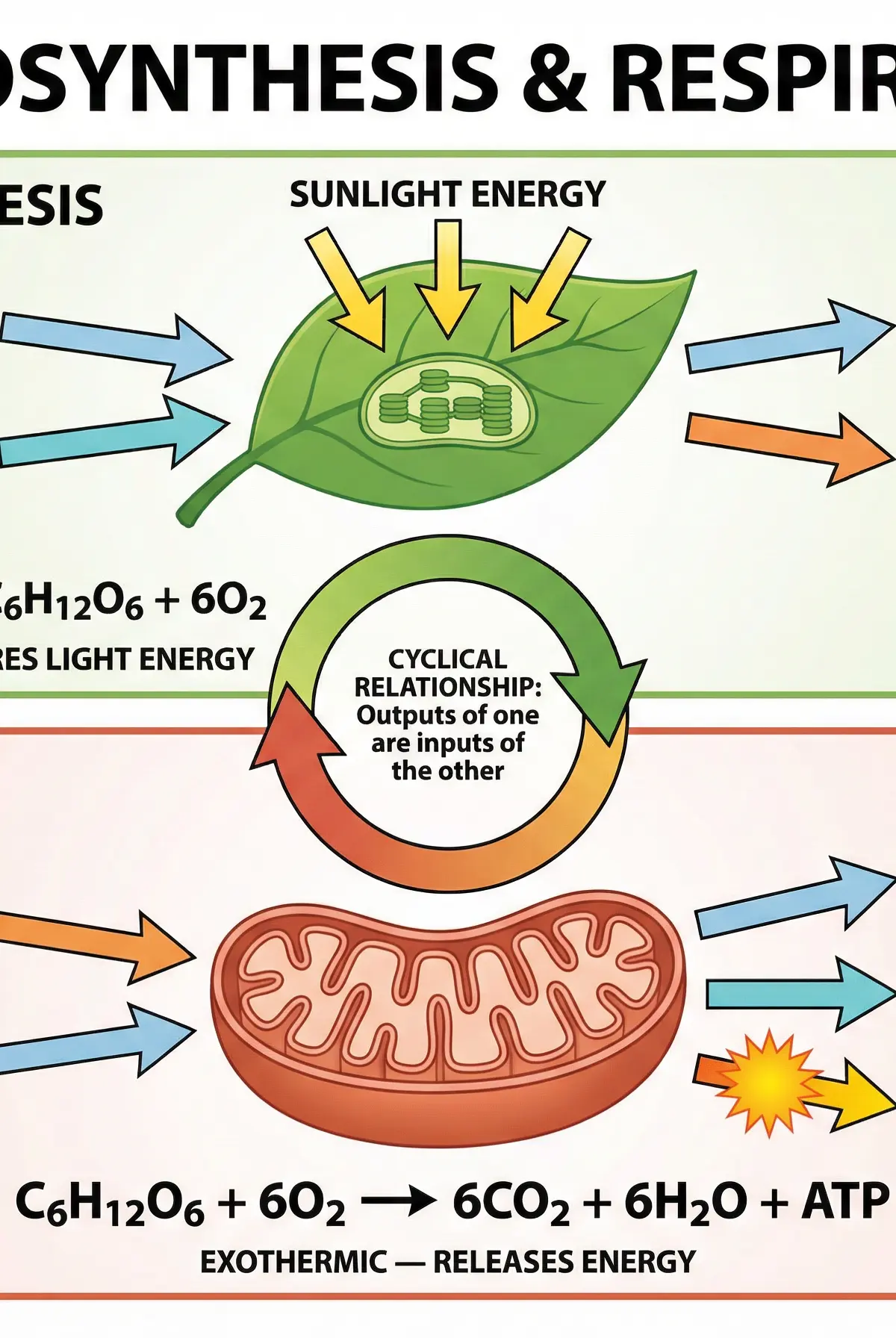 The relationship between Photosynthesis and Respiration
