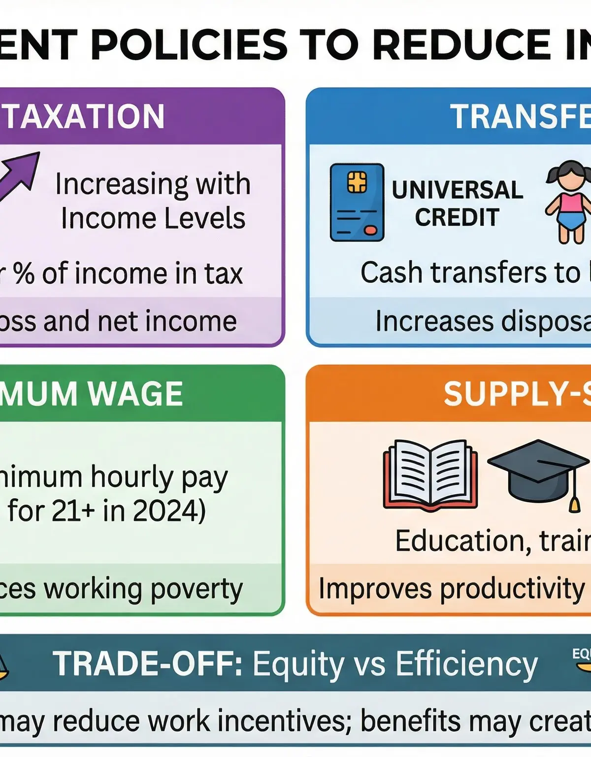 Government Policies to Reduce Inequality