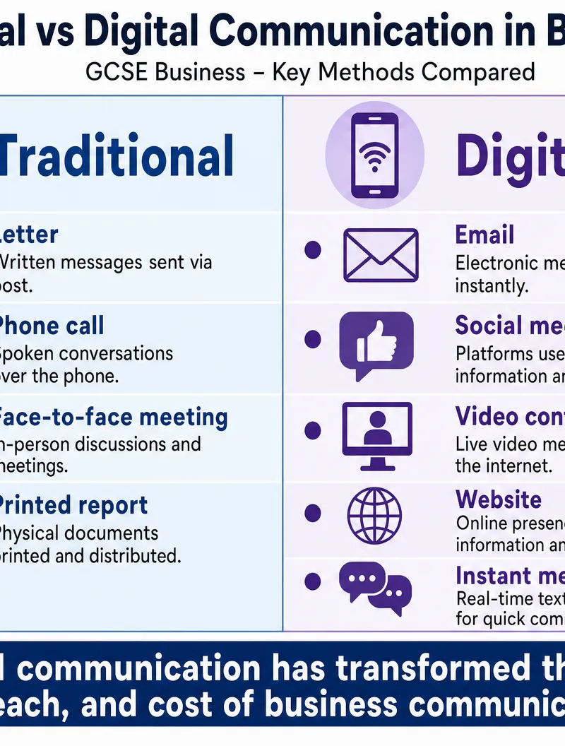 Traditional vs Digital Communication