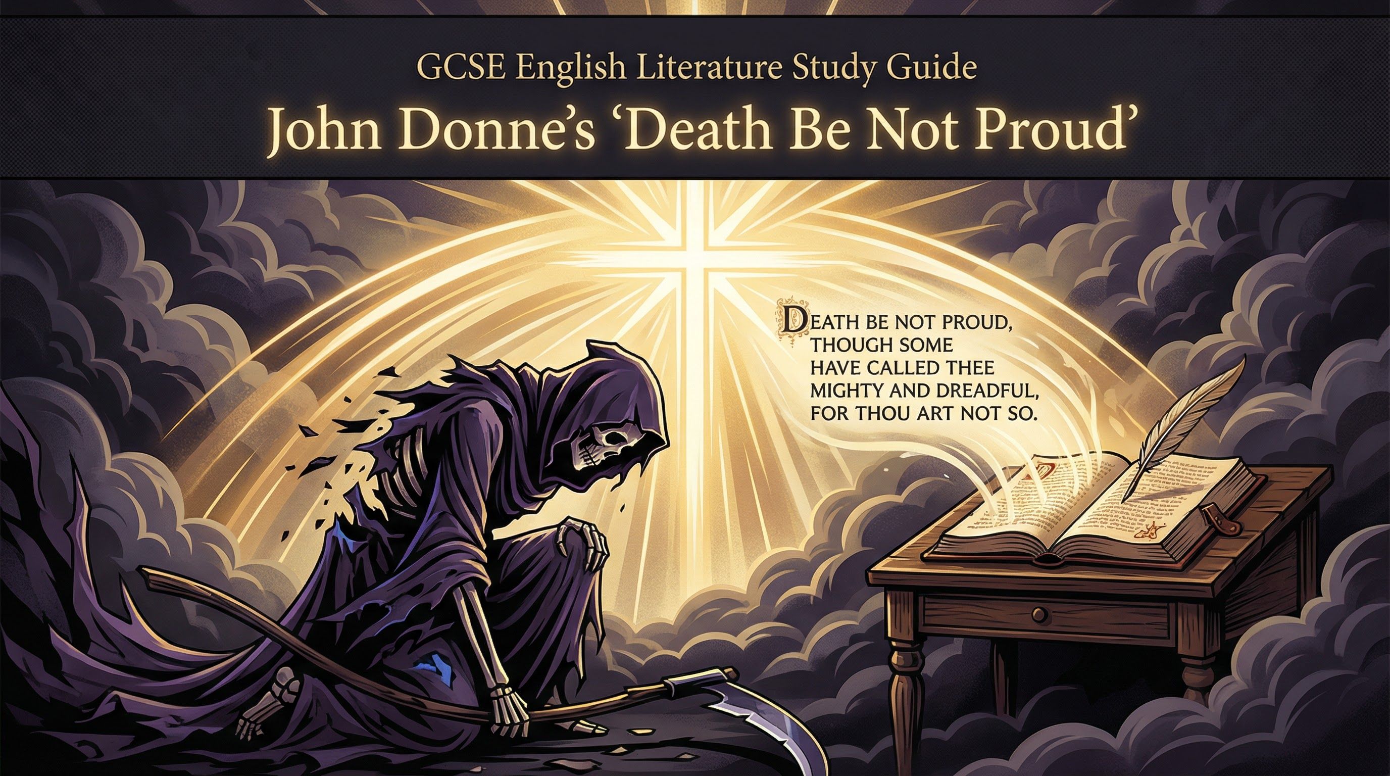 Header image for John Donne's 'Death Be Not Proud'