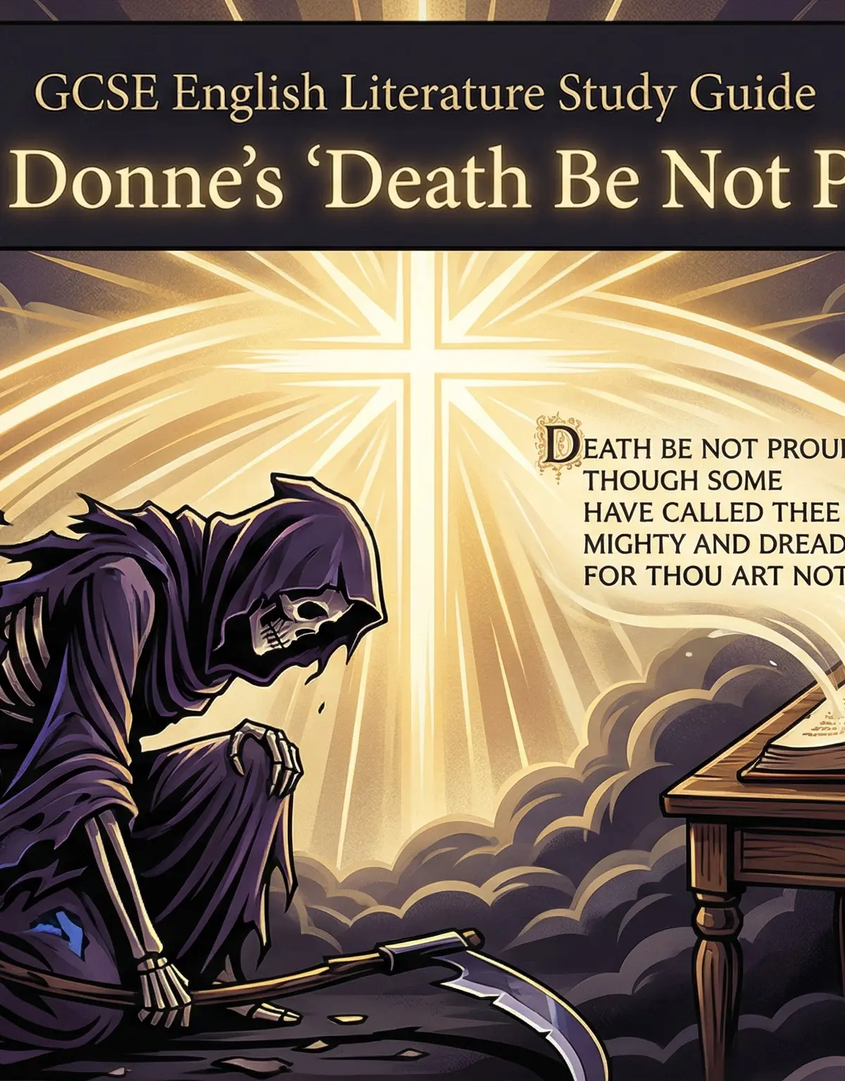 Header image for John Donne's 'Death Be Not Proud'