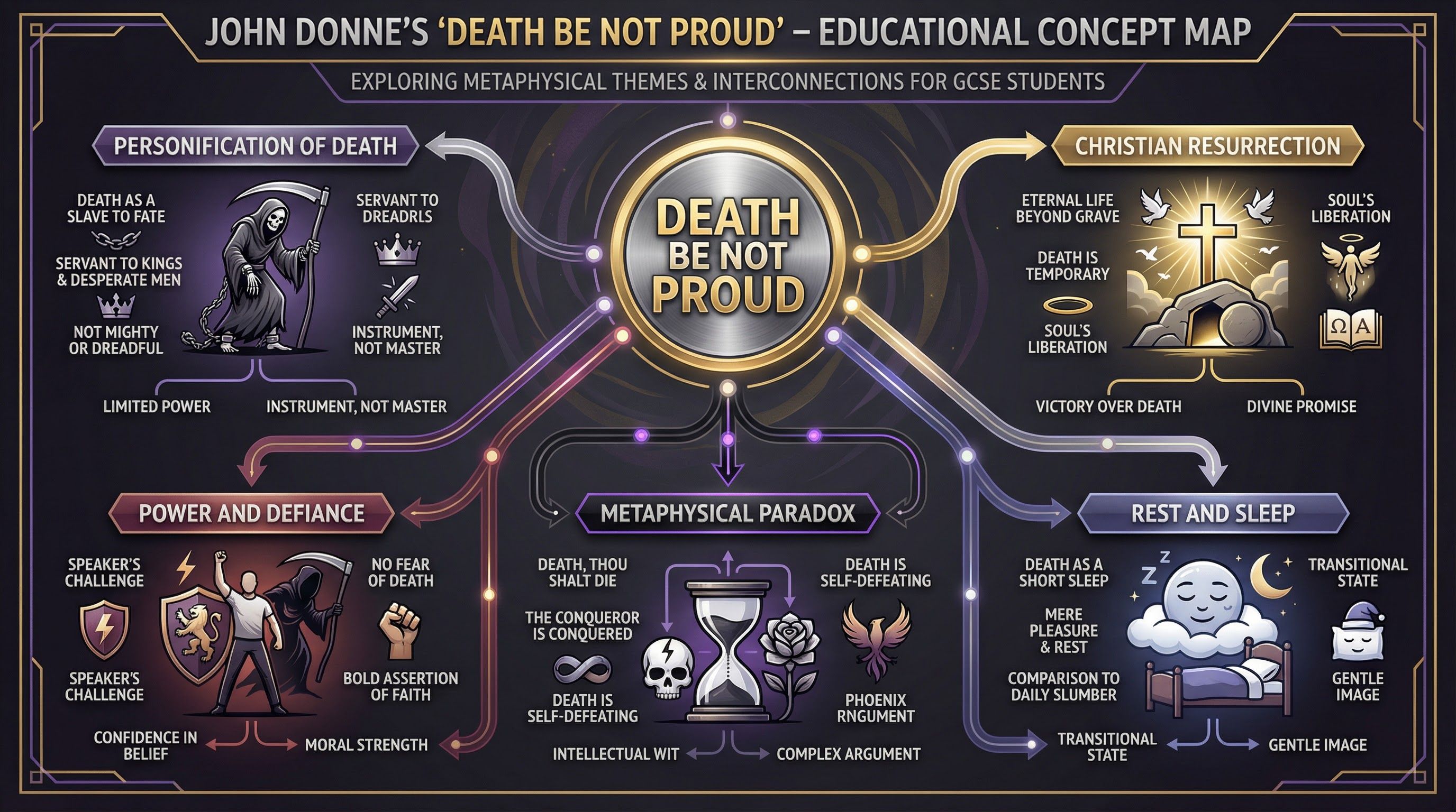Key Metaphysical Concepts in 'Death Be Not Proud'