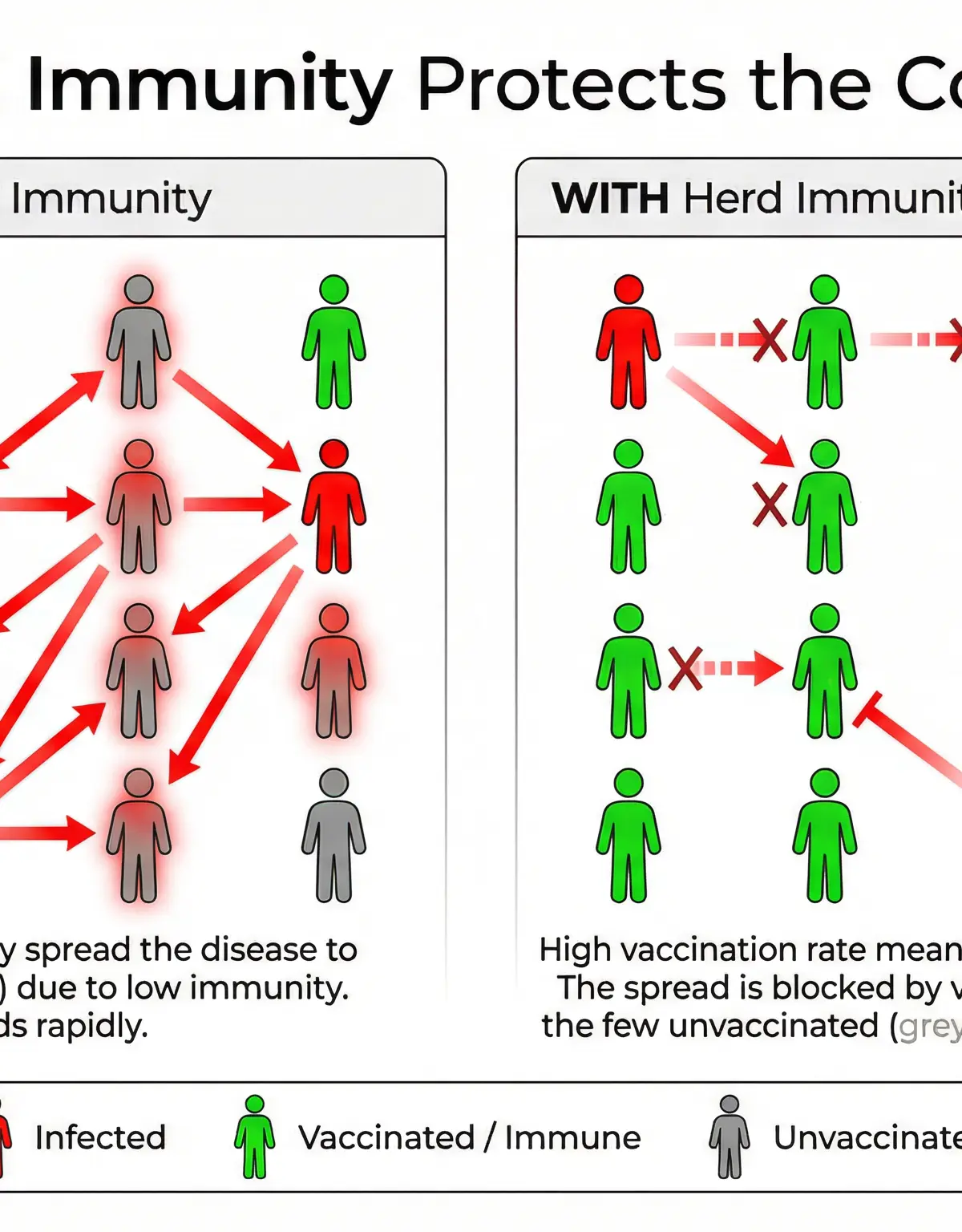 How Herd Immunity Protects the Community
