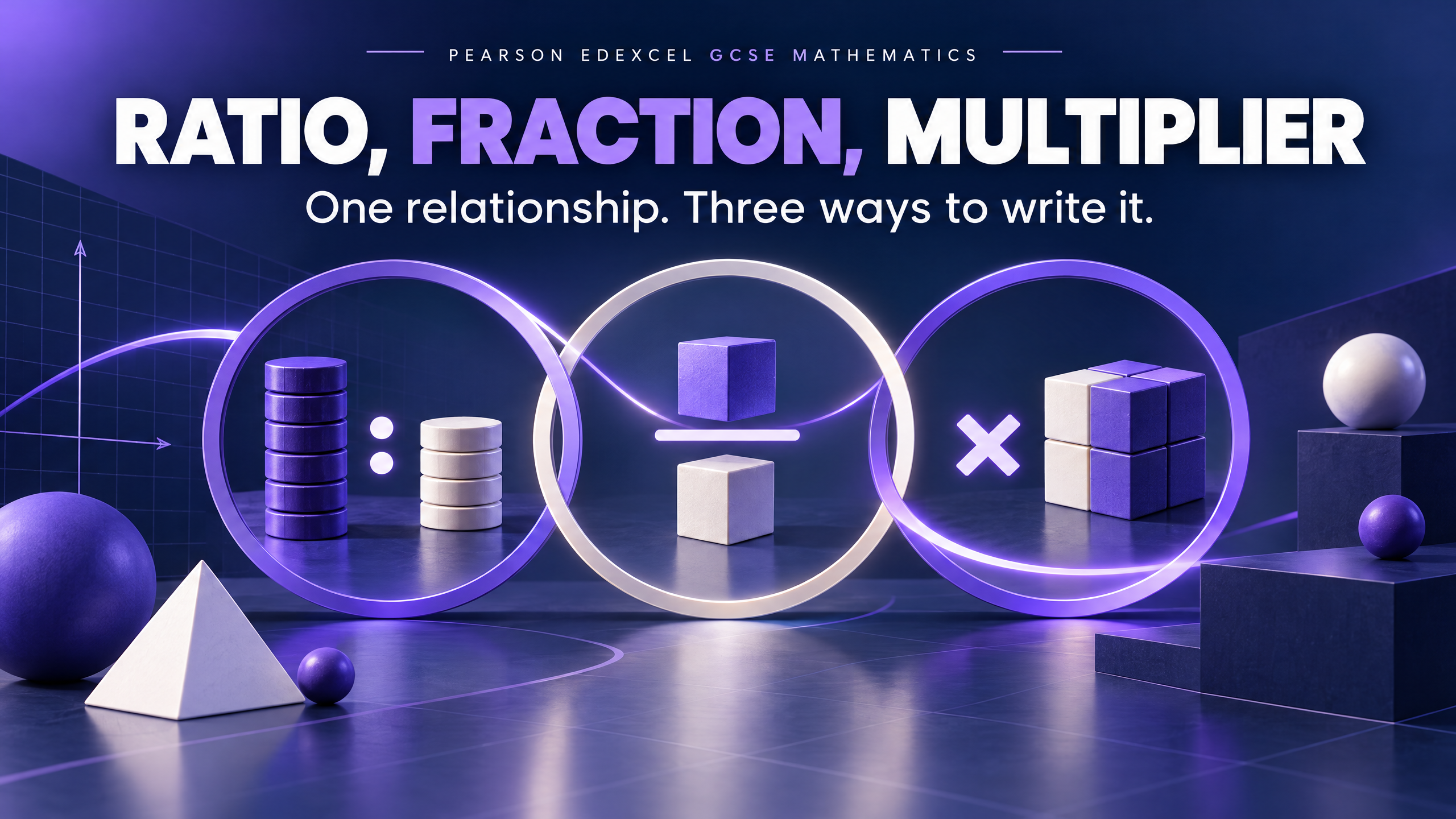 One relationship. Three ways to write it.