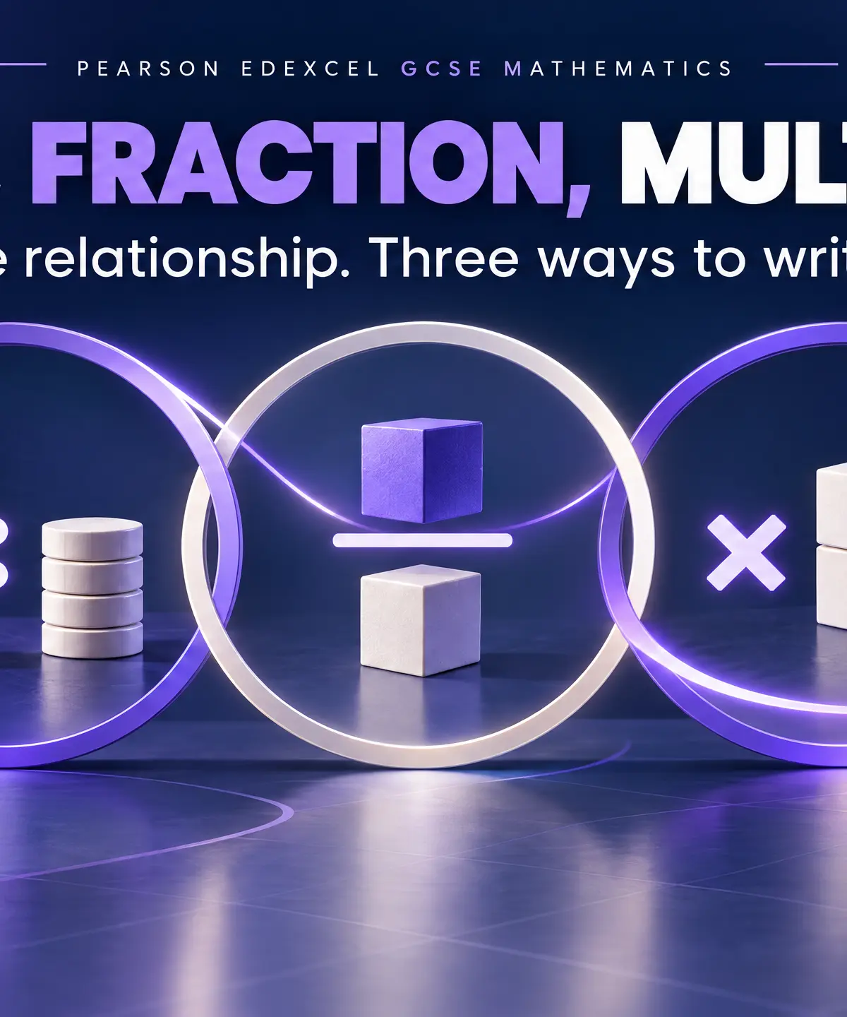 One relationship. Three ways to write it.