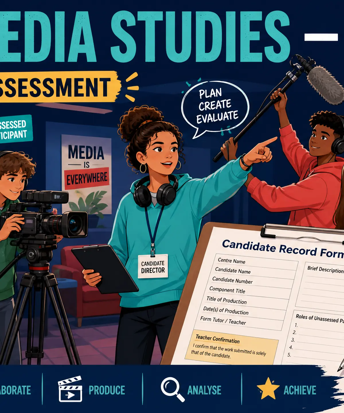 GCSE Media Studies NEA: Unassessed Participants
