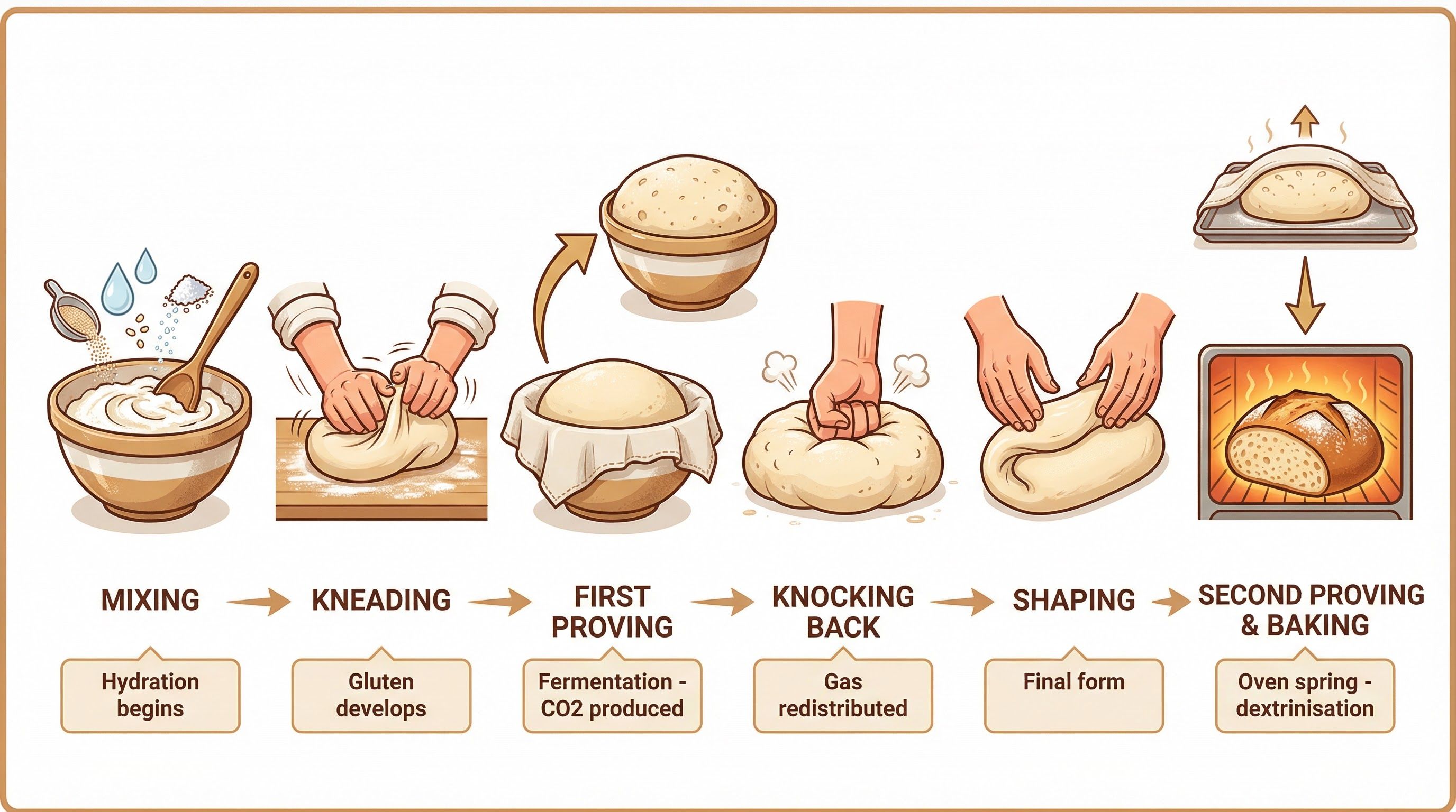 Bread making – Food Preparation and Nutrition – GCSE
