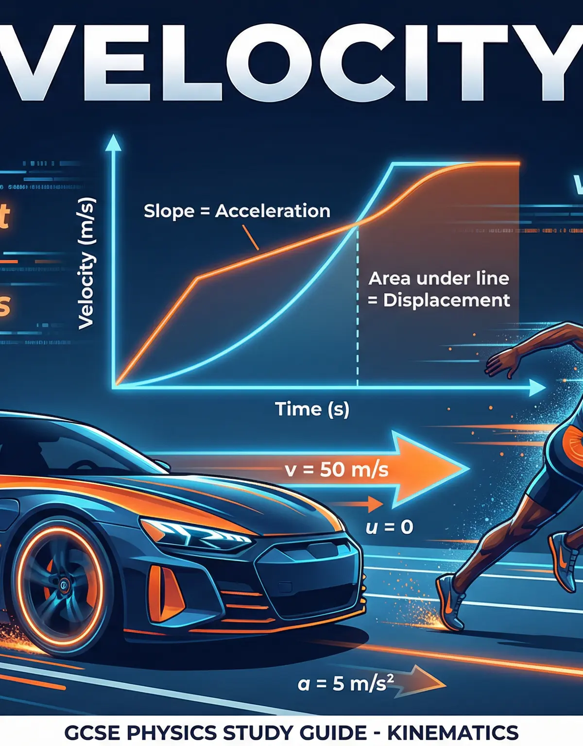 OCR GCSE Physics: Velocity (Topic 1.4) — Study Guide Header
