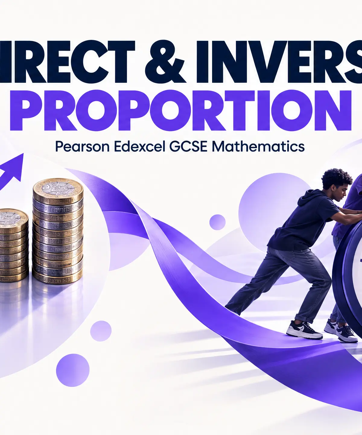 Direct and inverse proportion: fixed multiplier versus fixed product.