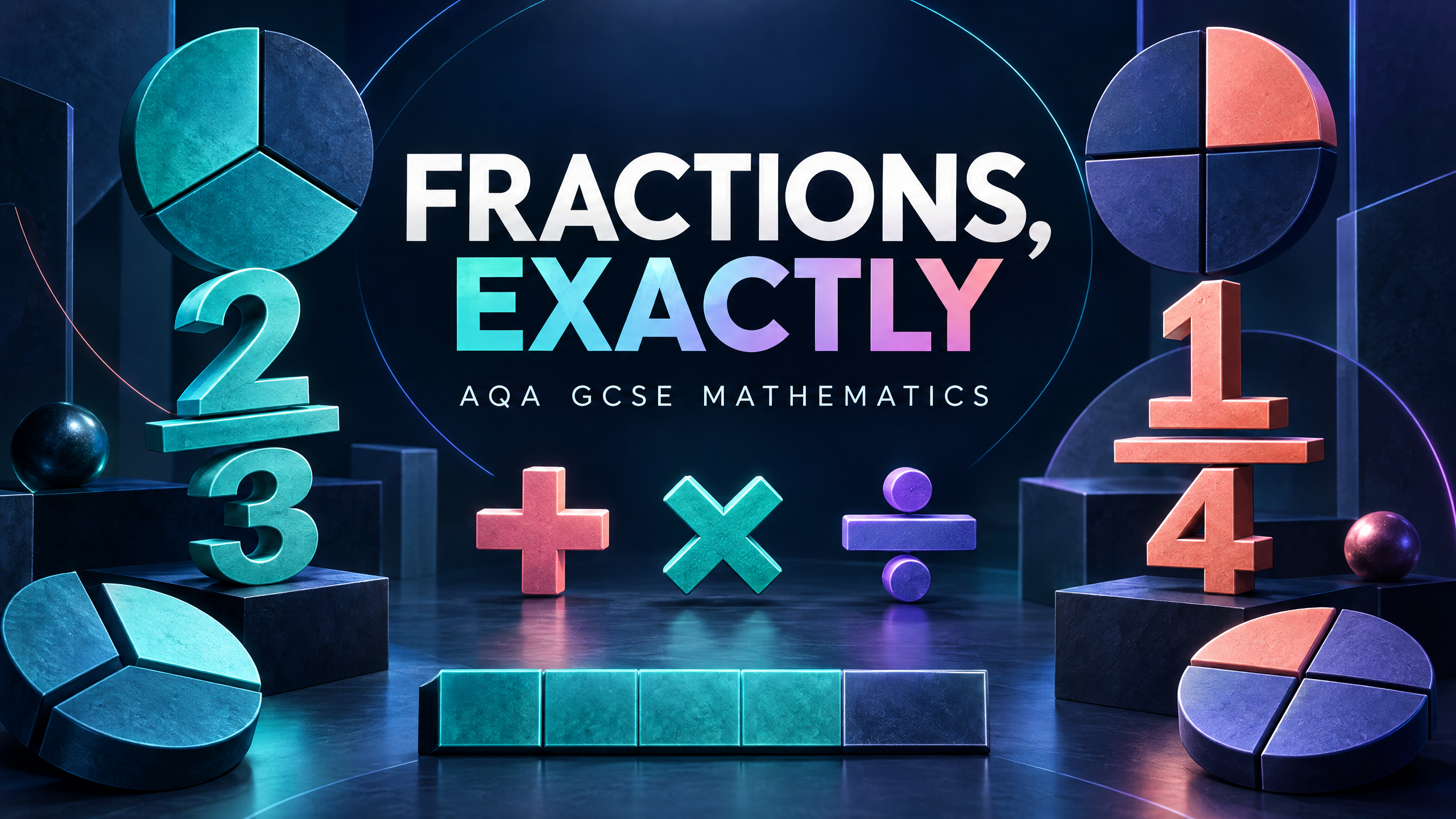 Fractions, exactly: AQA GCSE Mathematics.