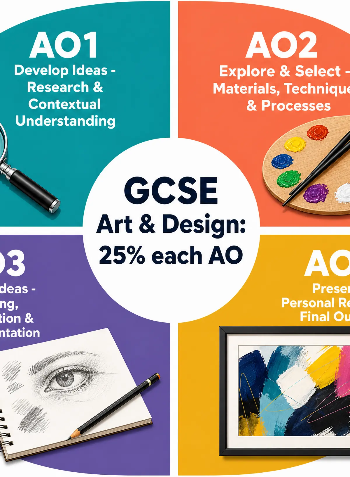 GCSE Art and Design Assessment Objectives Breakdown