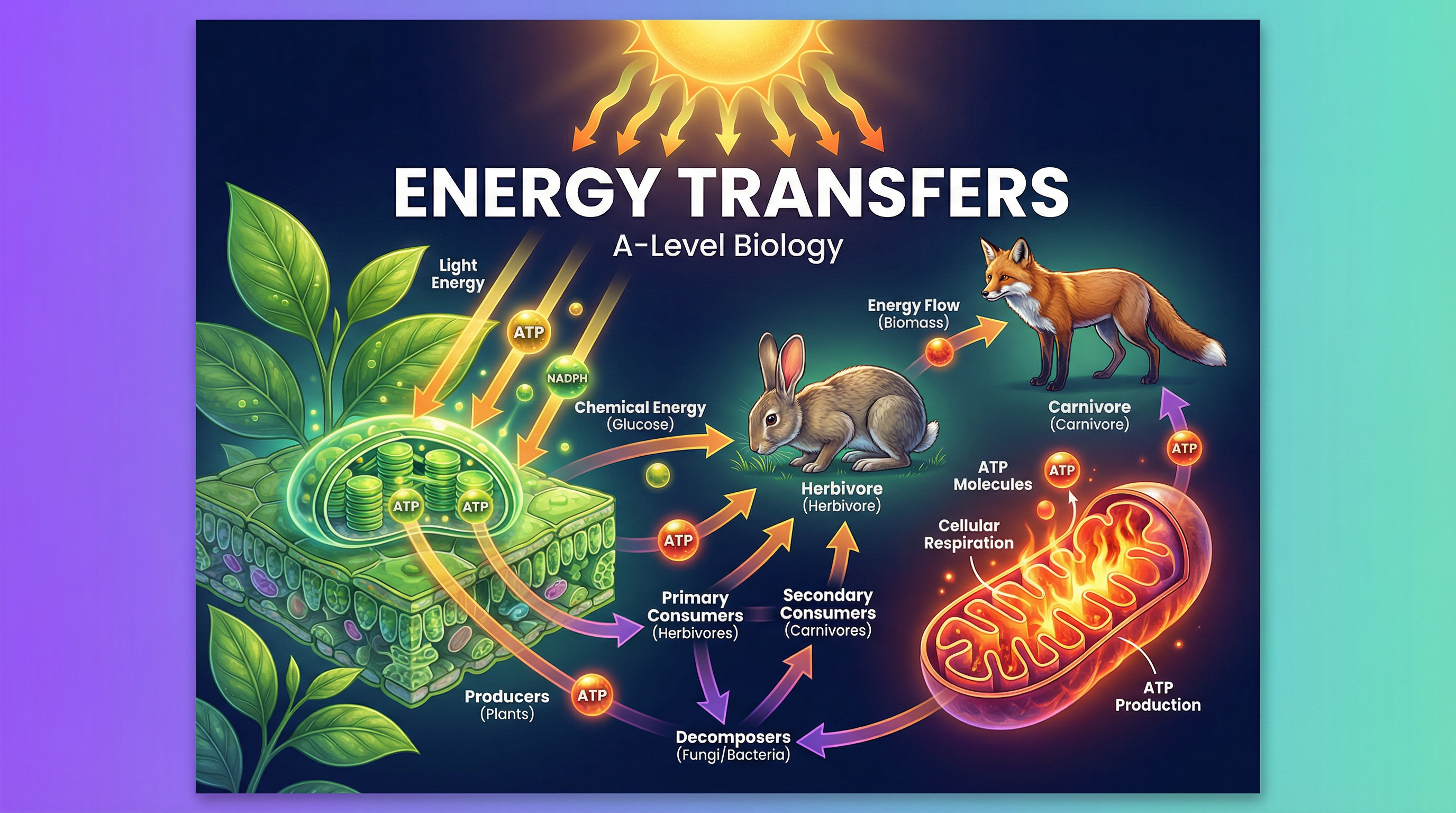 Energy Transfers in and between Organisms