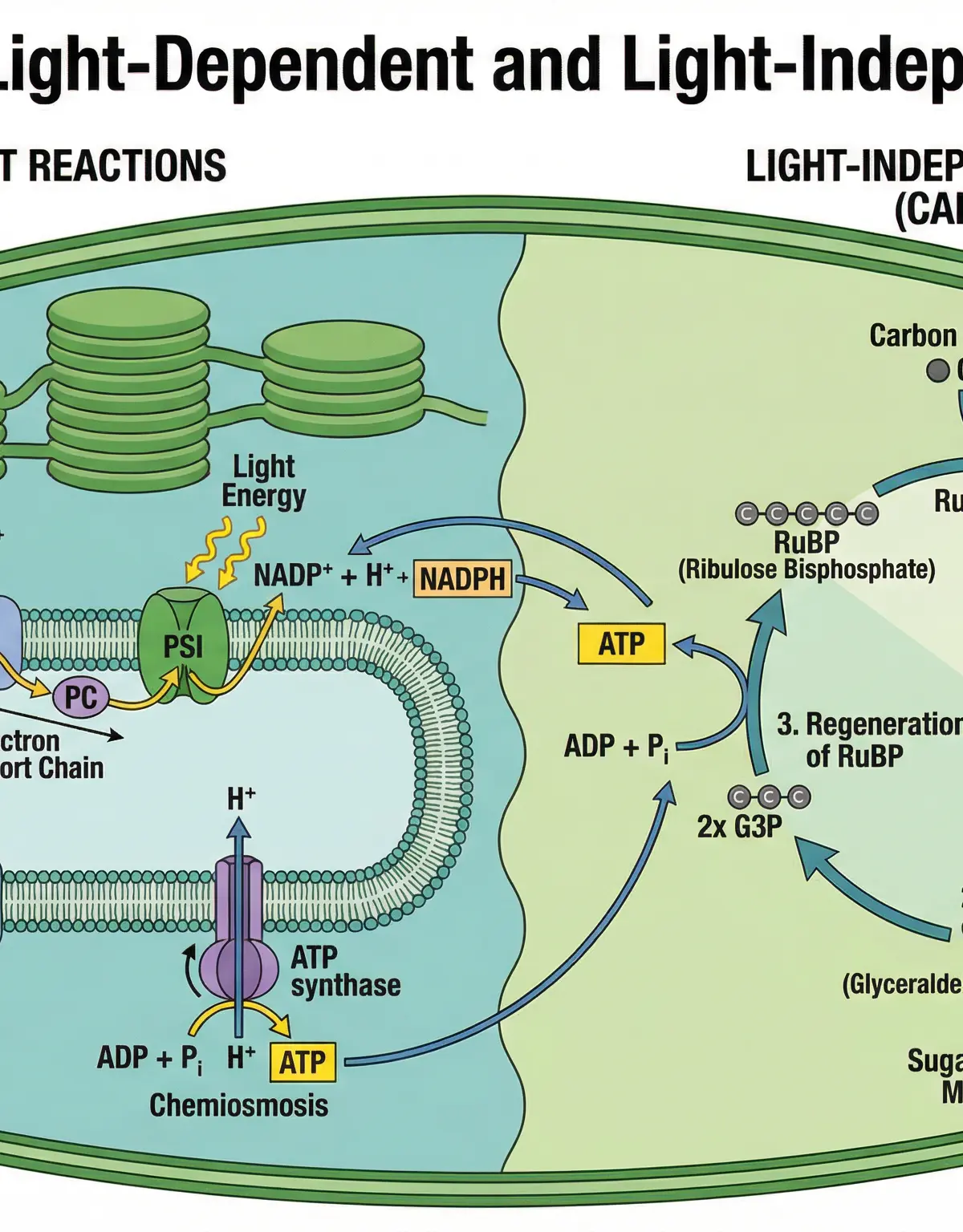 Photosynthesis: Light-Dependent and Light-Independent Reactions