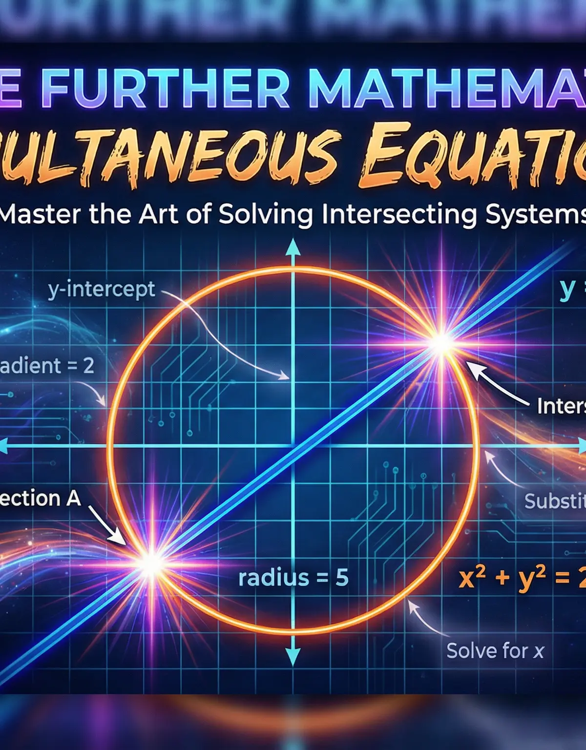 Header image for OCR GCSE Further Mathematics: Simultaneous Equations