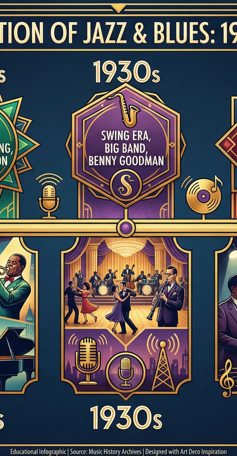 Timeline of Jazz Evolution