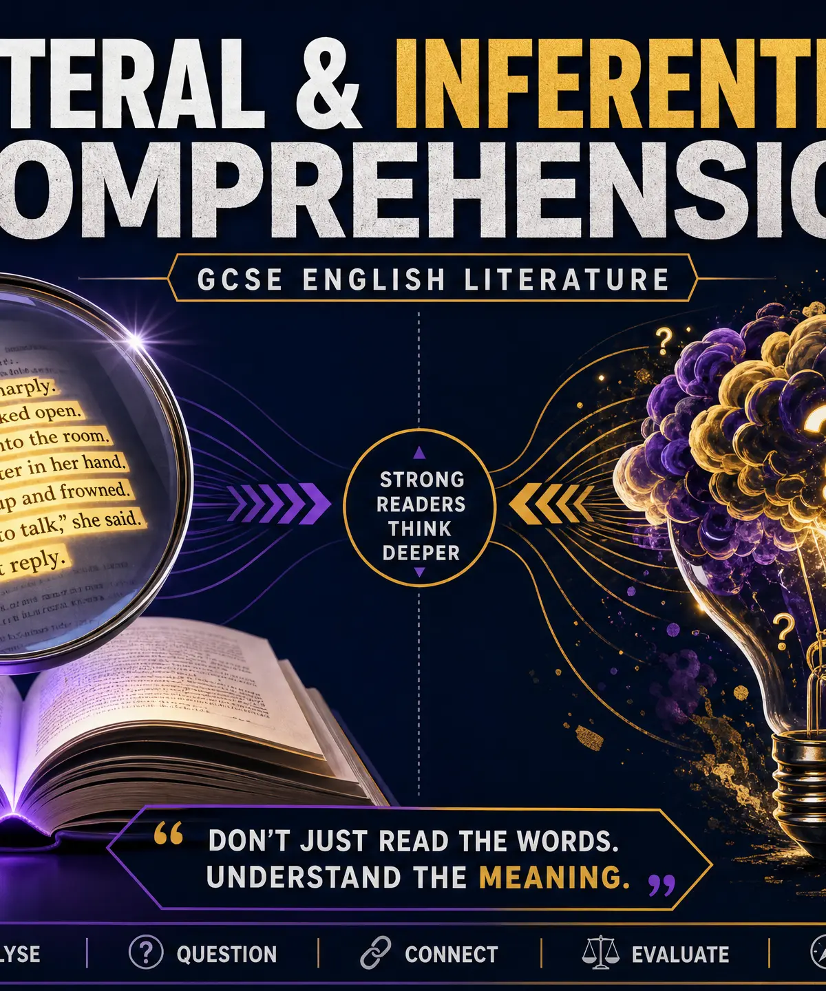 Literal vs Inferential Comprehension